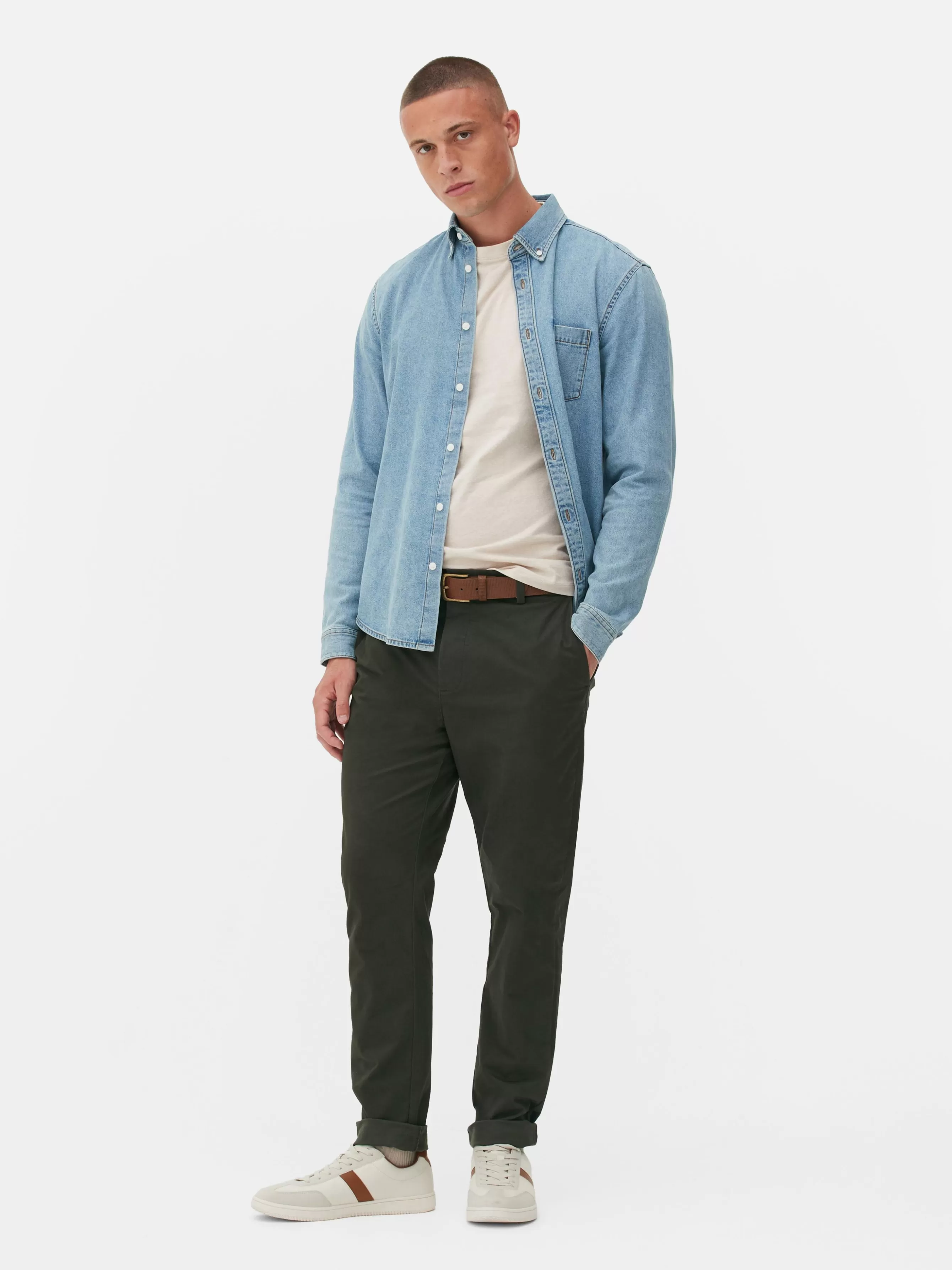 Primark Calças Chino Elásticas Justas