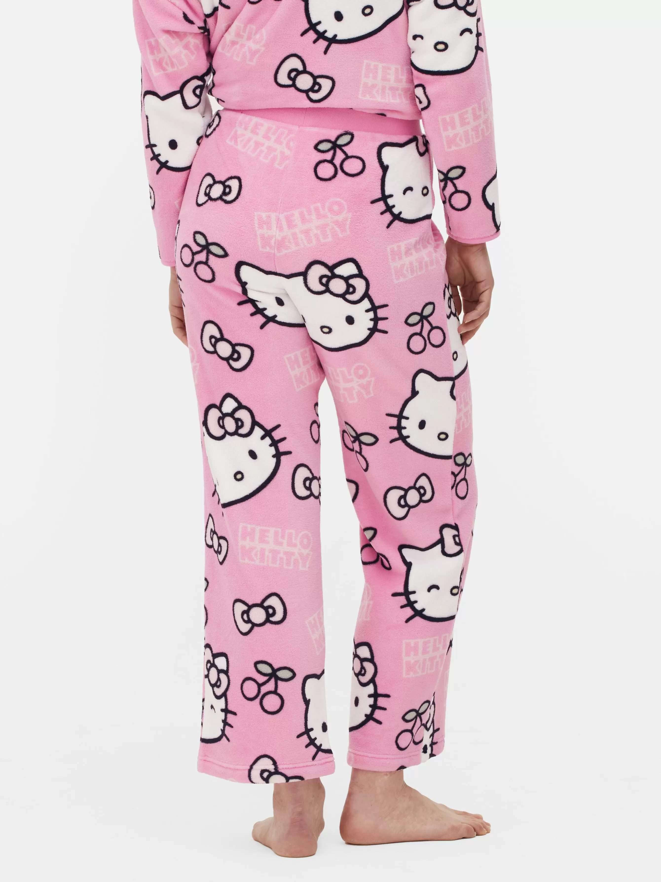 MULHER Primark Calças Pijama Corte Perna Larga Hello Kitty 50º Aniversário