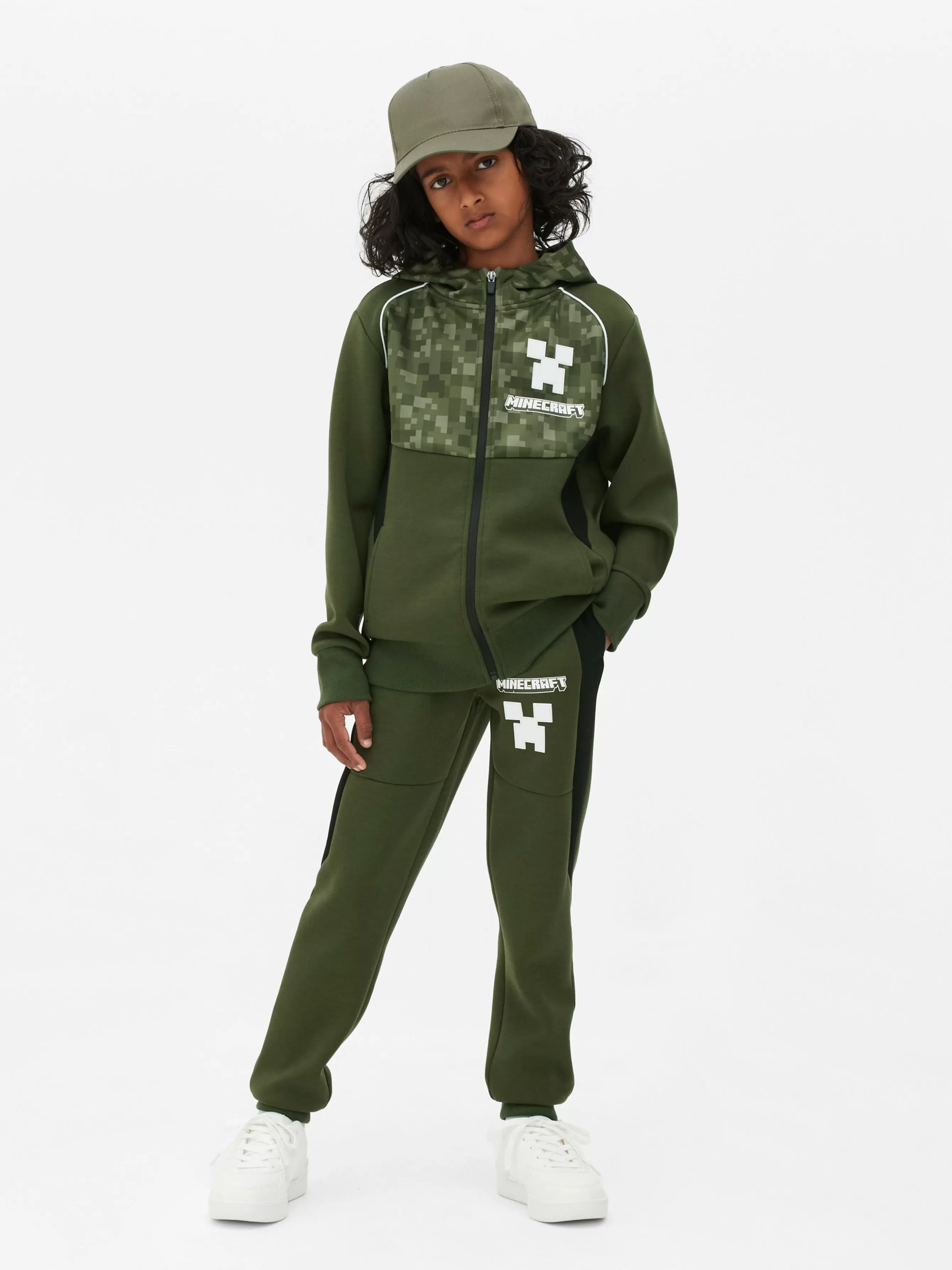 Primark Calças Treino Coordenadas Minecraft Bloco Cor