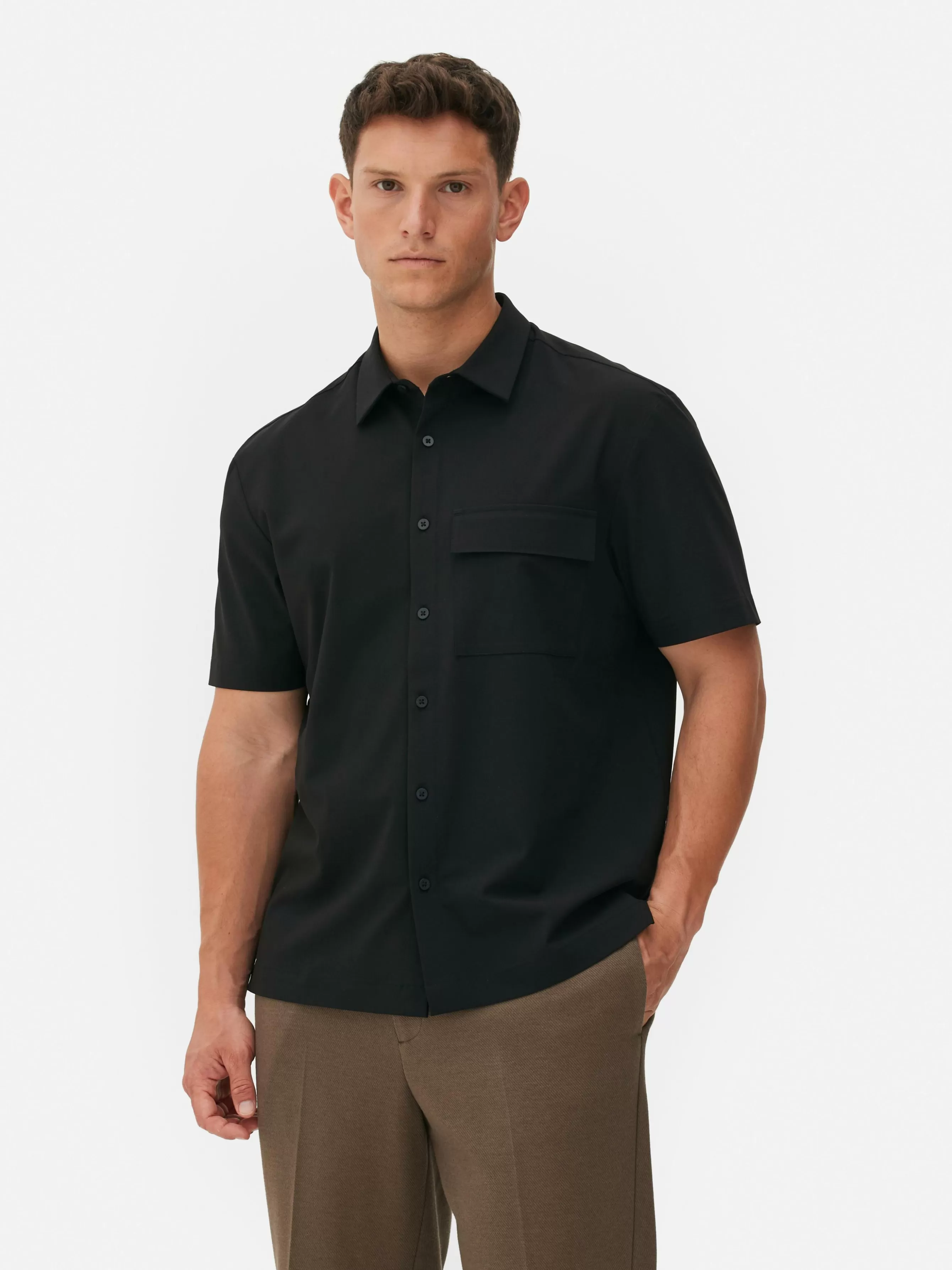 Primark Camisa Manga Curta Corte Folgado Kem