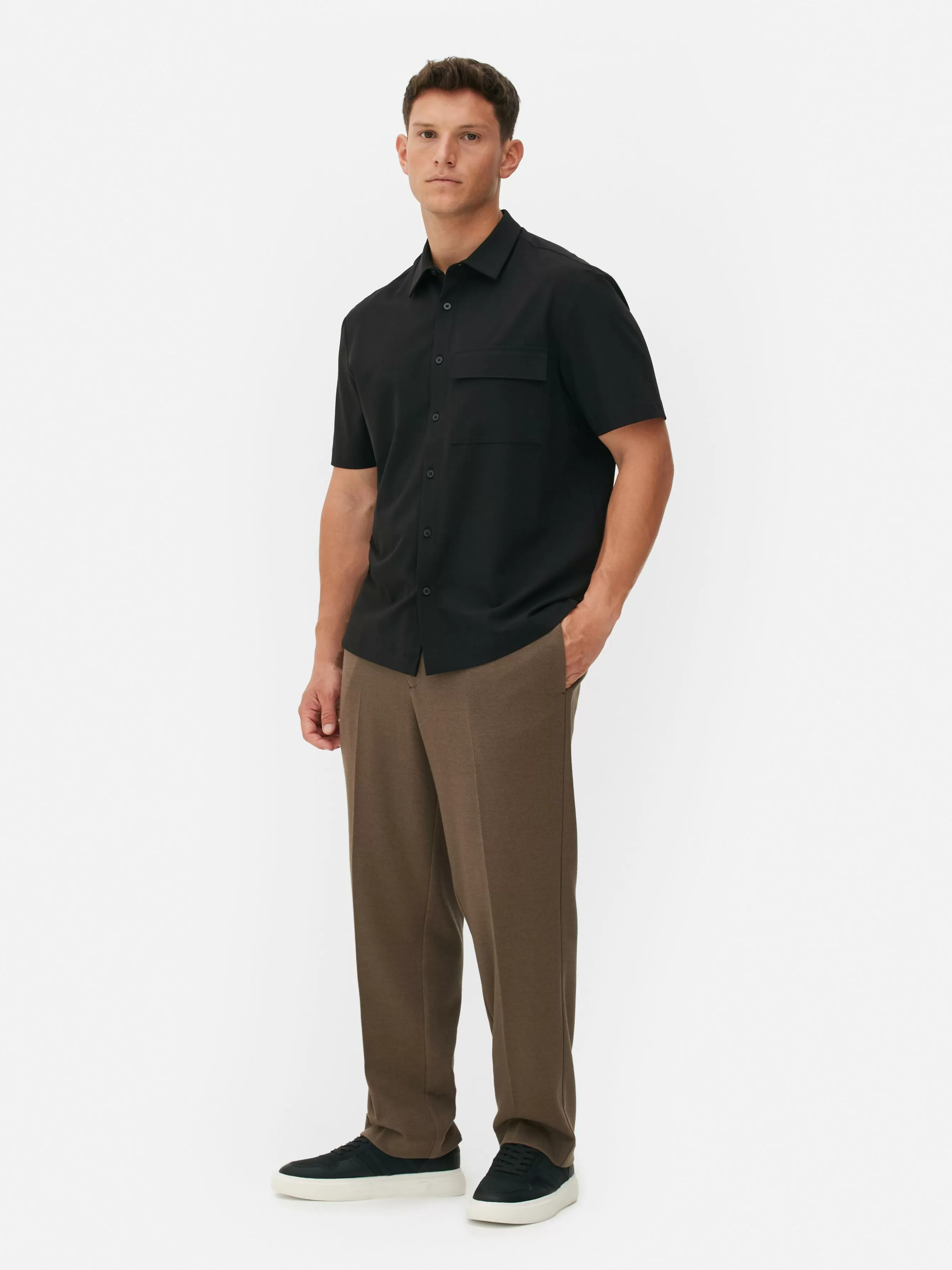 Primark Camisa Manga Curta Corte Folgado Kem