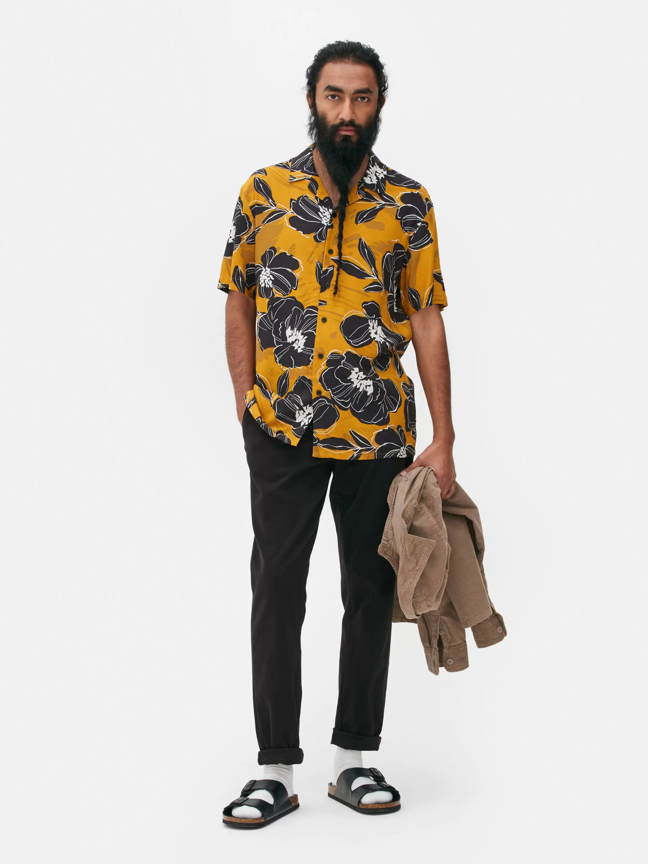 Primark Camisa Manga Curta Estampado Floral