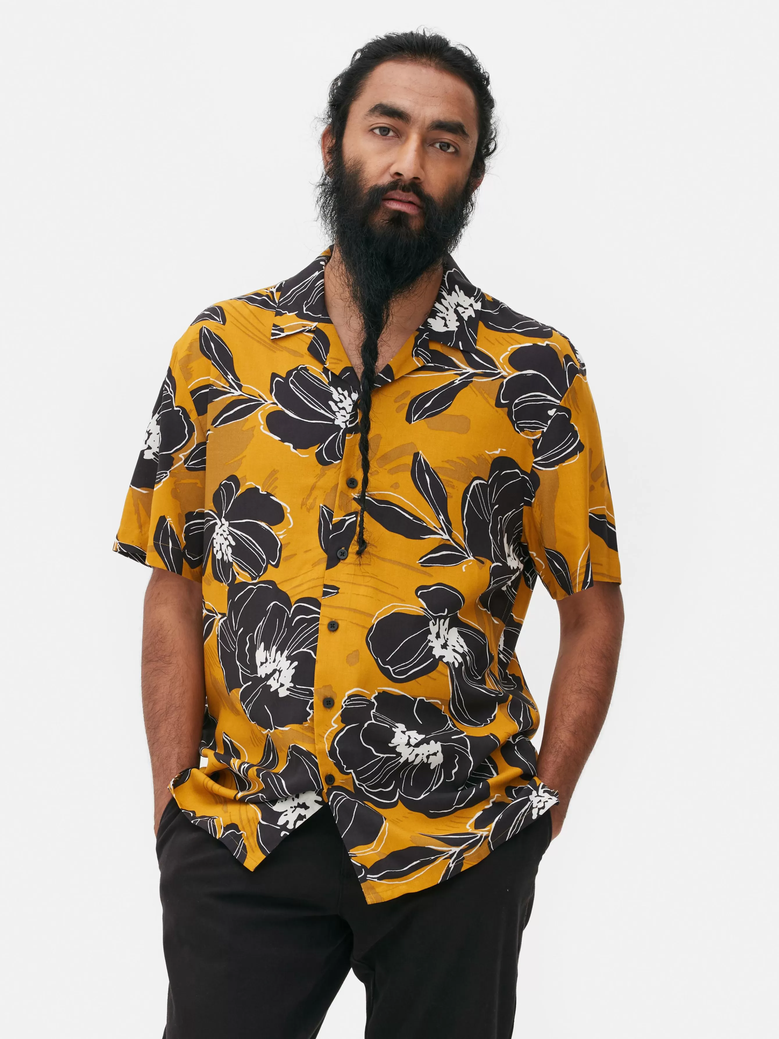 Primark Camisa Manga Curta Estampado Floral