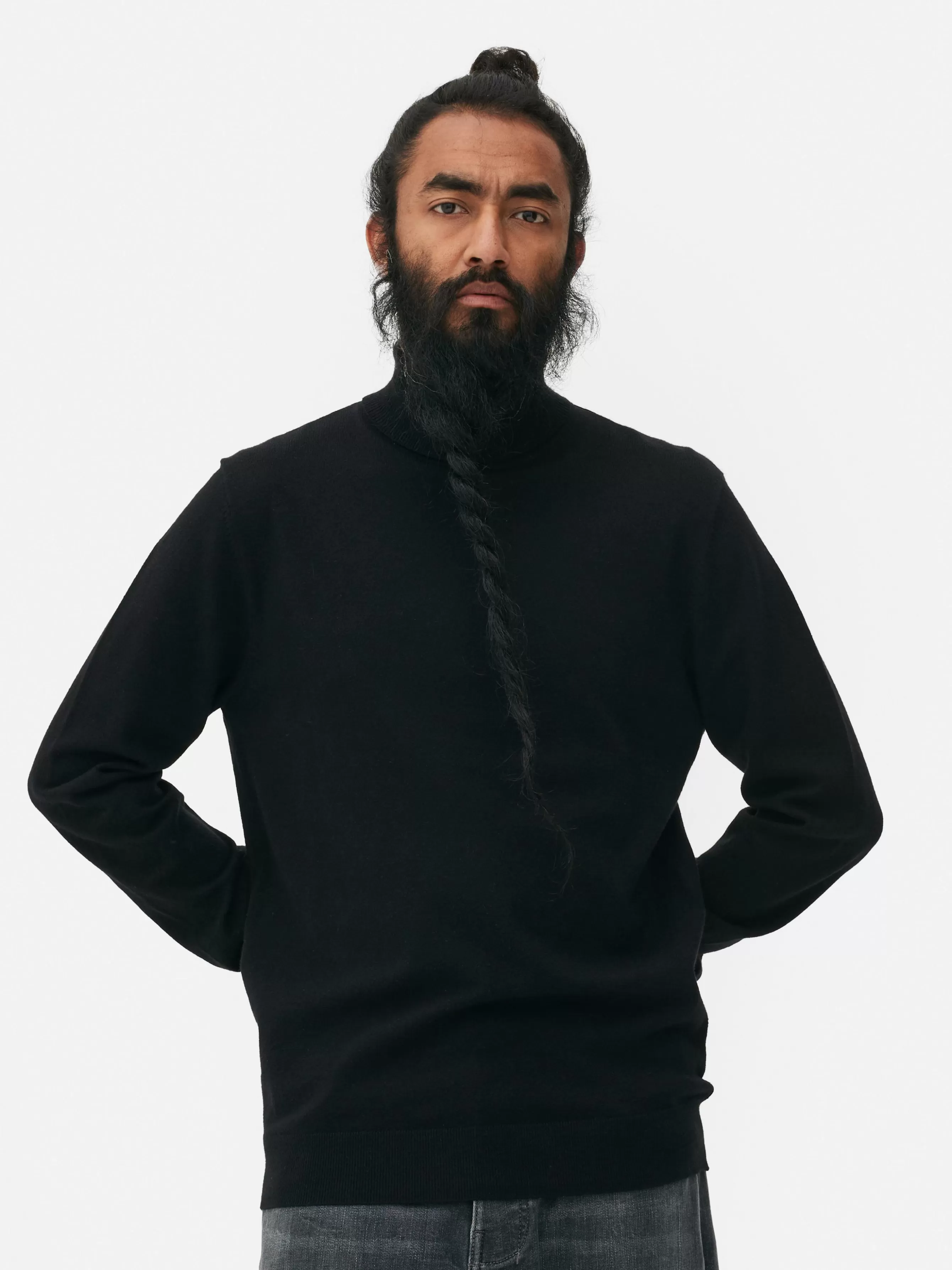 Primark Camisola Gola Alta Malha Fina