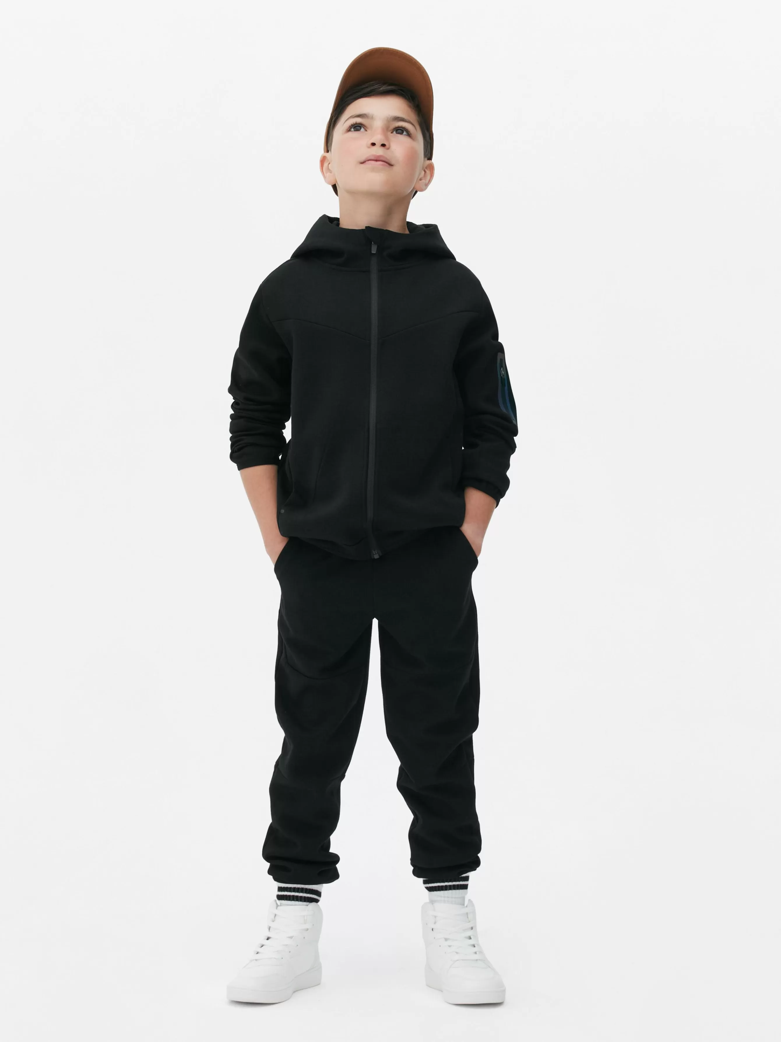 Primark Casaco Capuz Fecho Correr Conjunto Coordenado