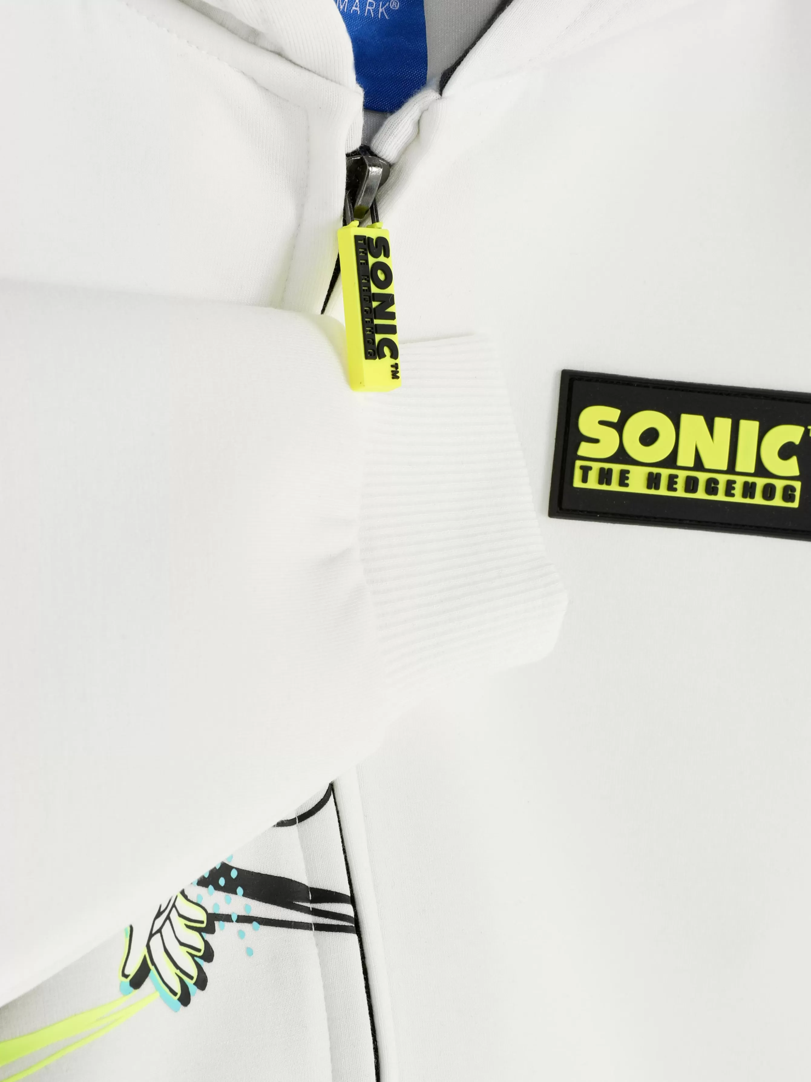 Primark Casaco Capuz Fecho Correr Sonic The Hedgehog