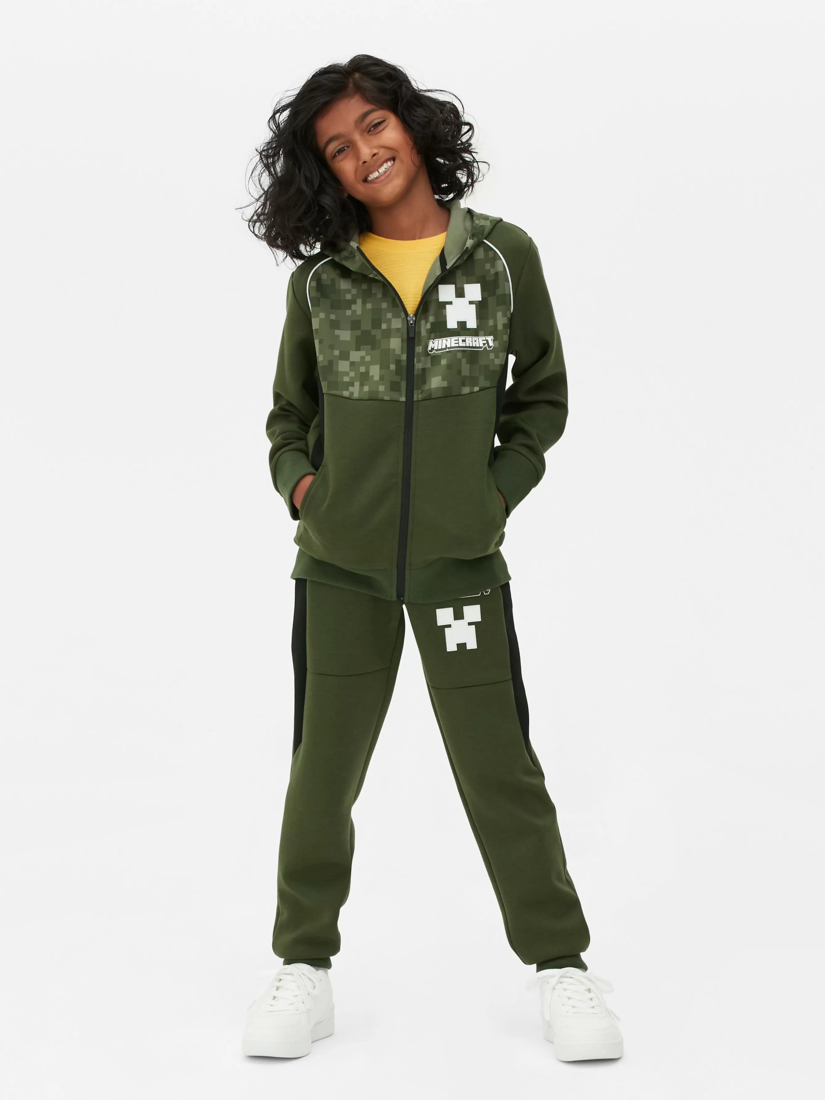 Primark Casaco Capuz Fecho Minecraft