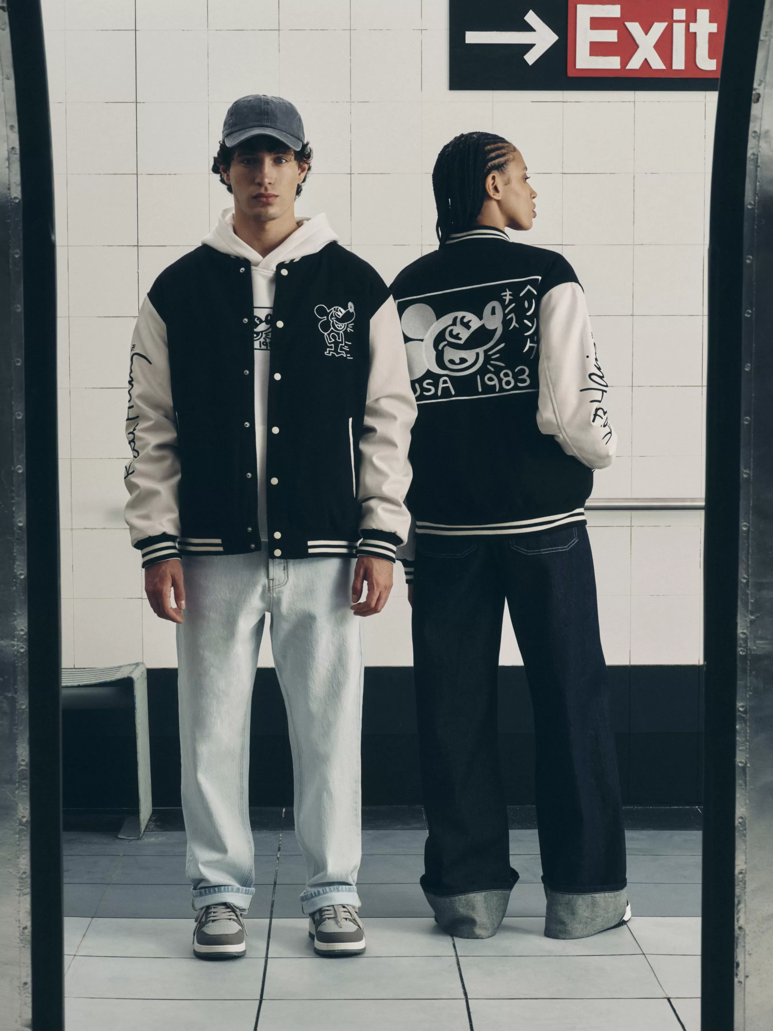 Primark Casaco Universitário Disney Mickey X Keith Haring