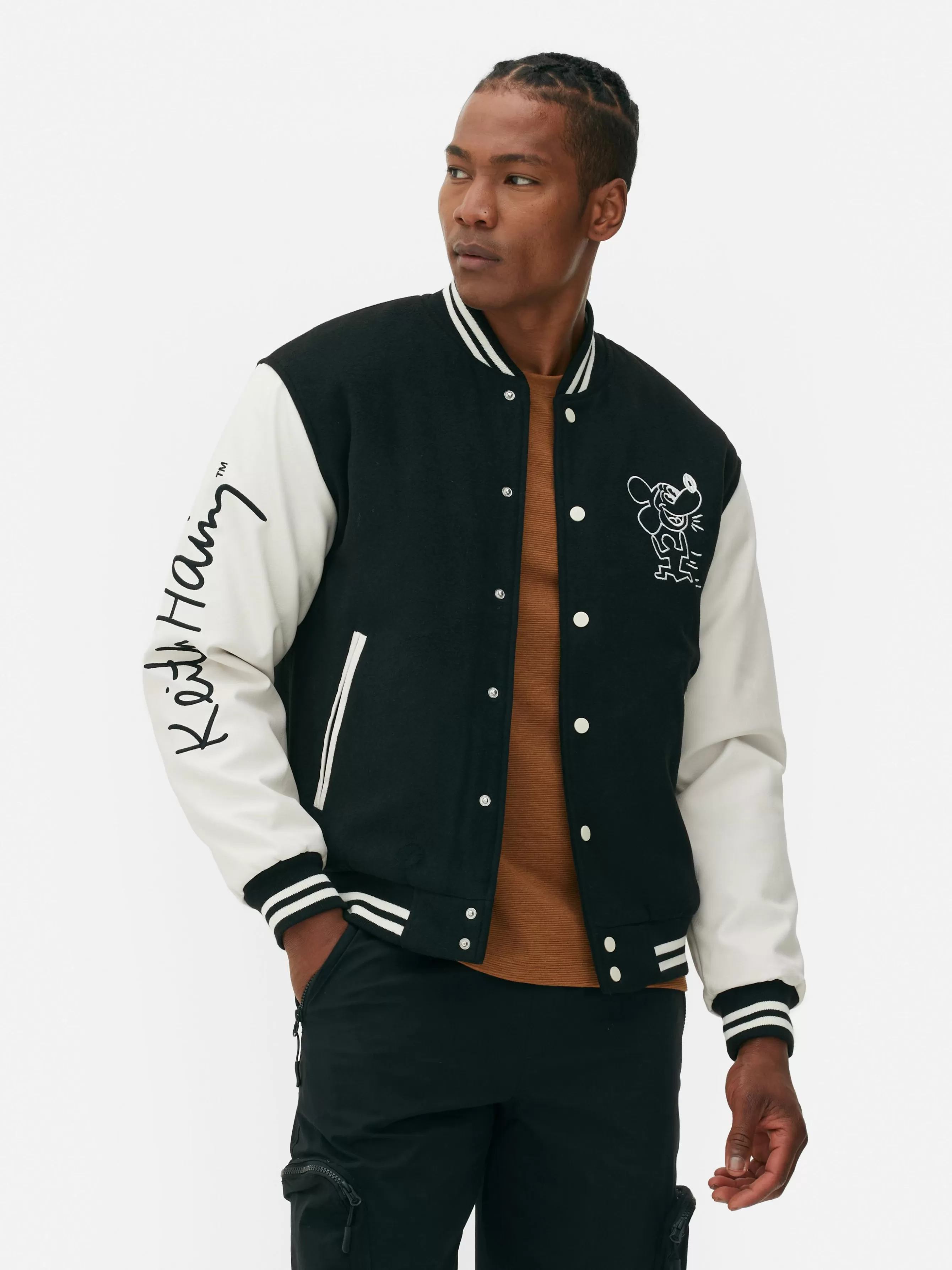 Primark Casaco Universitário Disney Mickey X Keith Haring
