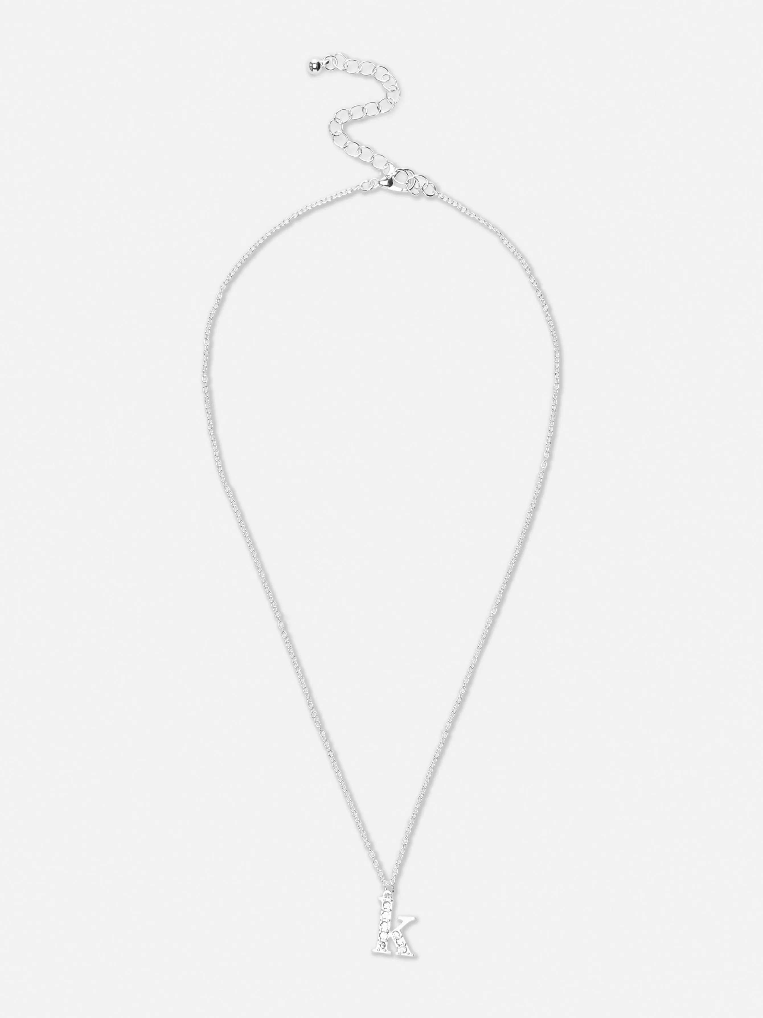 MULHER Primark Colar Pendente Inicial Brilhantes