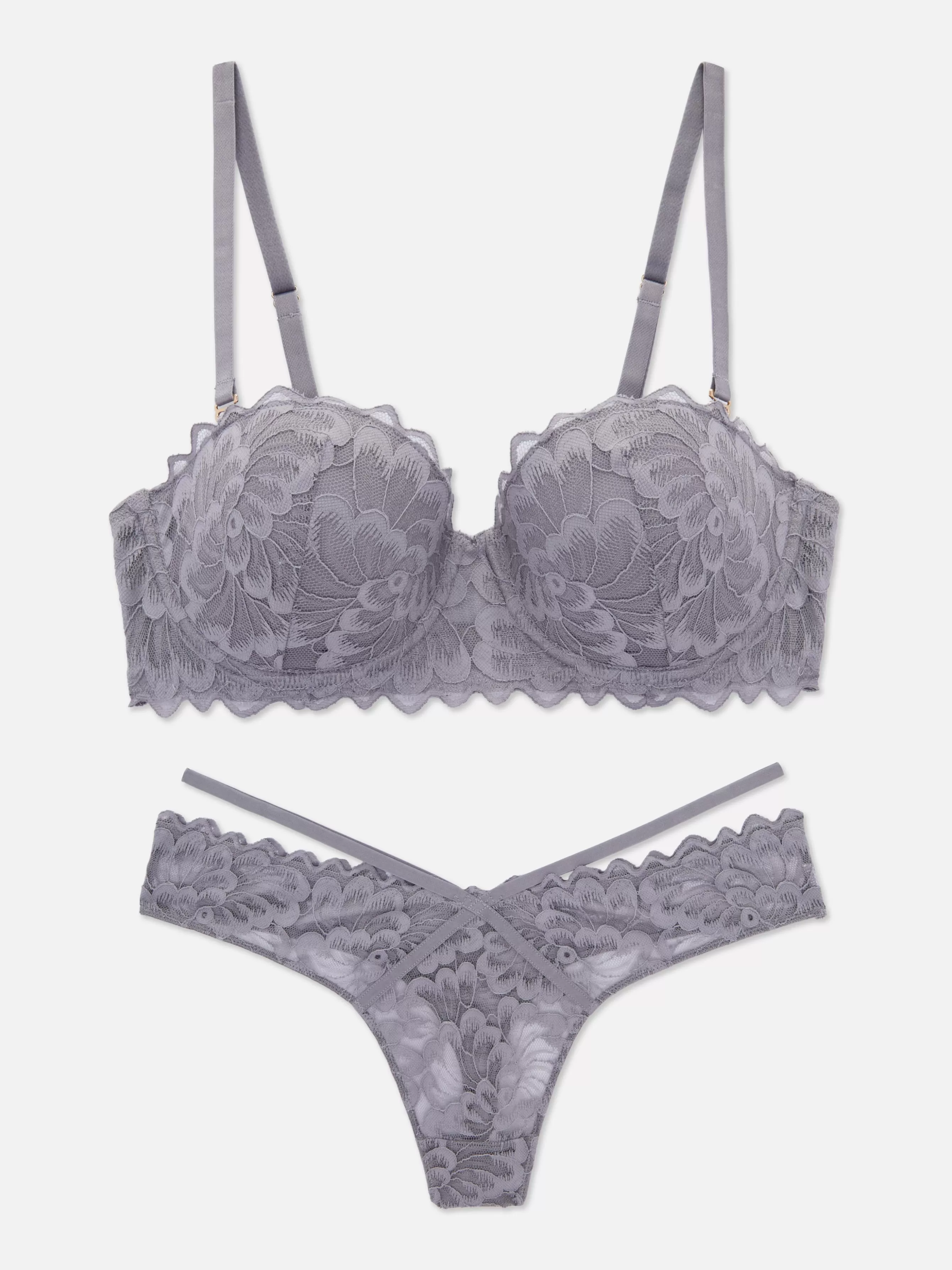 MULHER Primark Conjunto Sutiã Balconette/tanga Renda