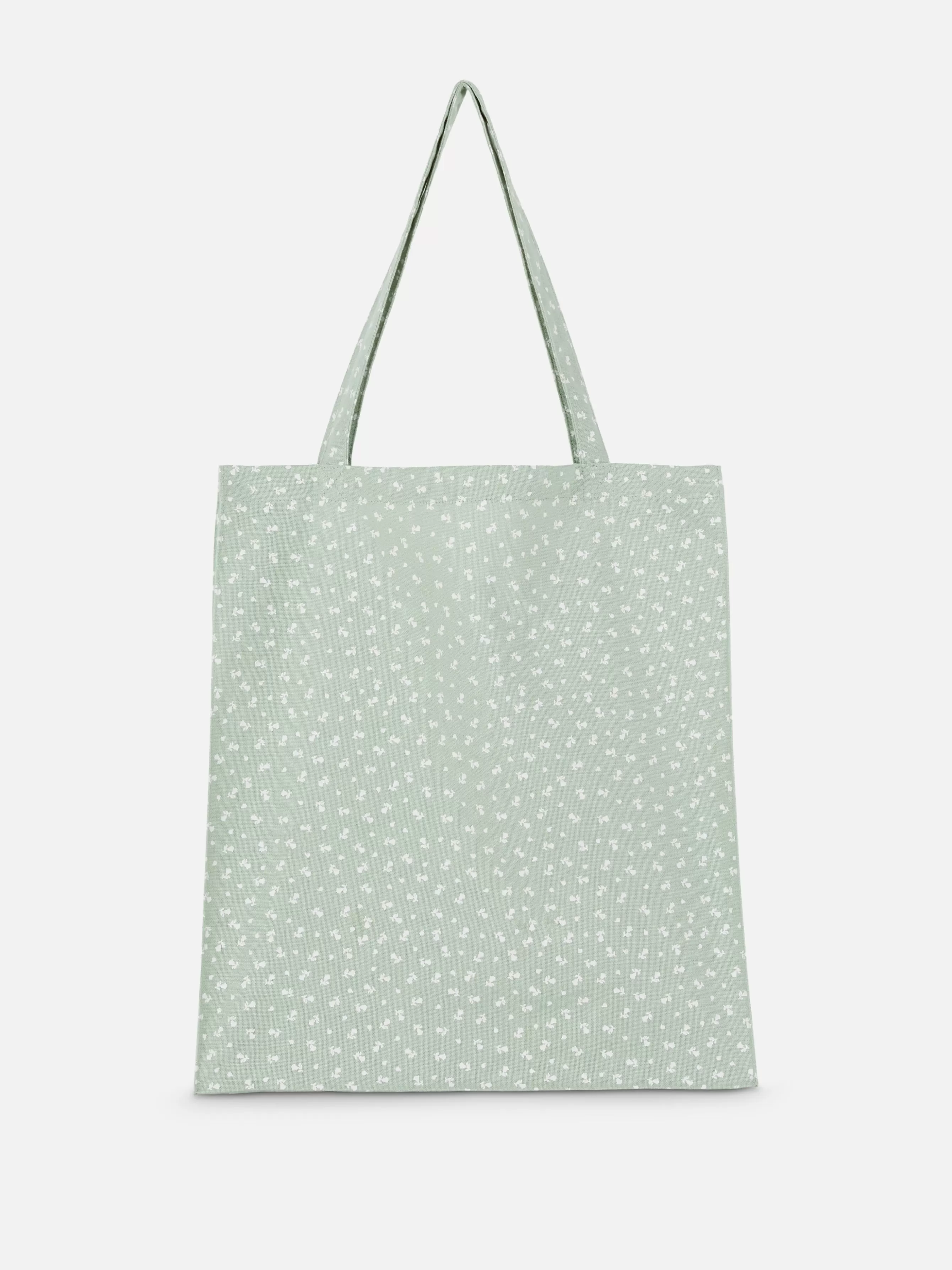 MULHER Primark Mala Estilo Shopper Lona Algodão Padrão Floral