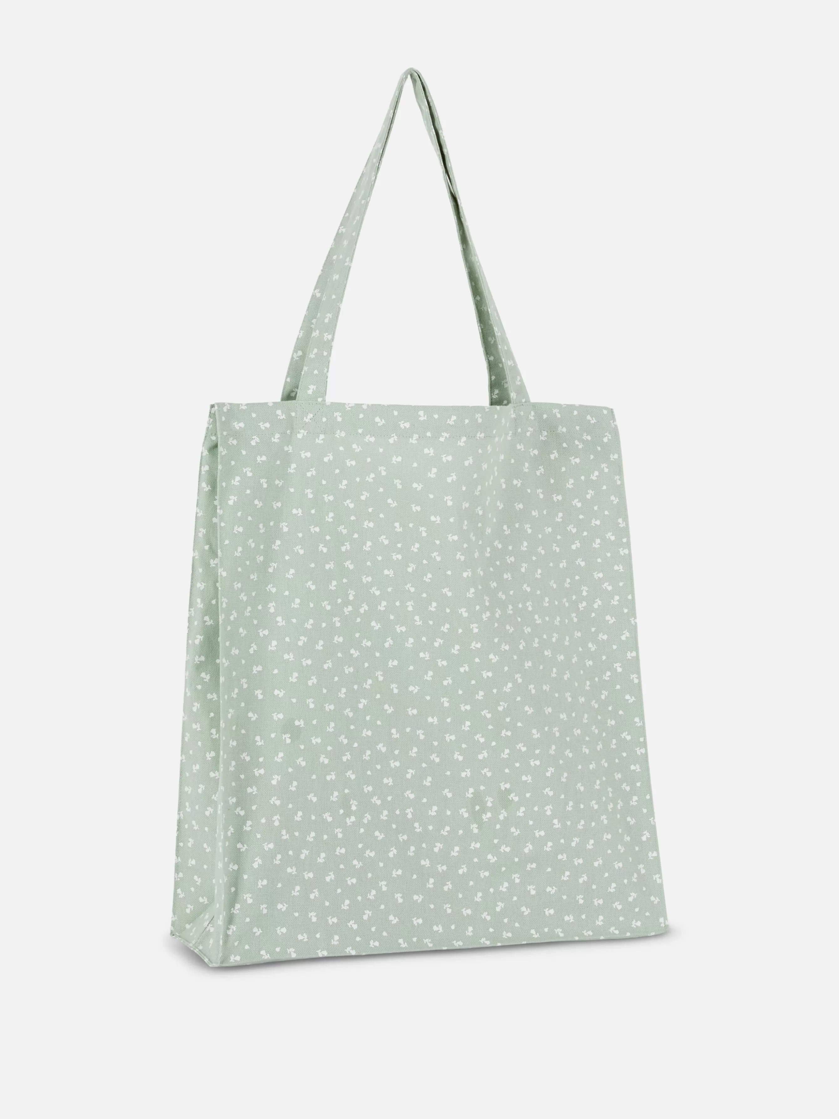 MULHER Primark Mala Estilo Shopper Lona Algodão Padrão Floral