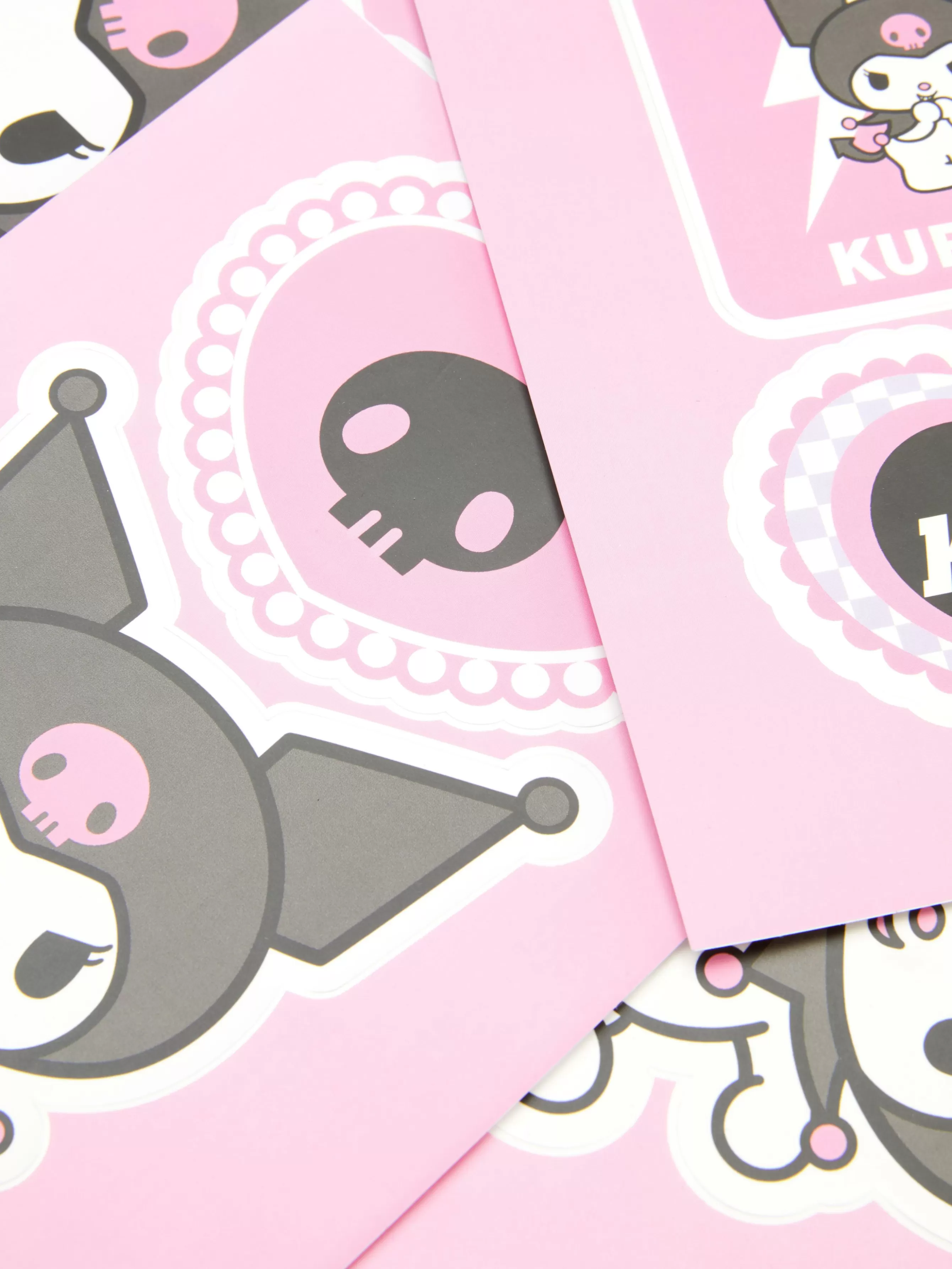 Primark Pack 6 Autocolantes Hello Kitty Kuromi