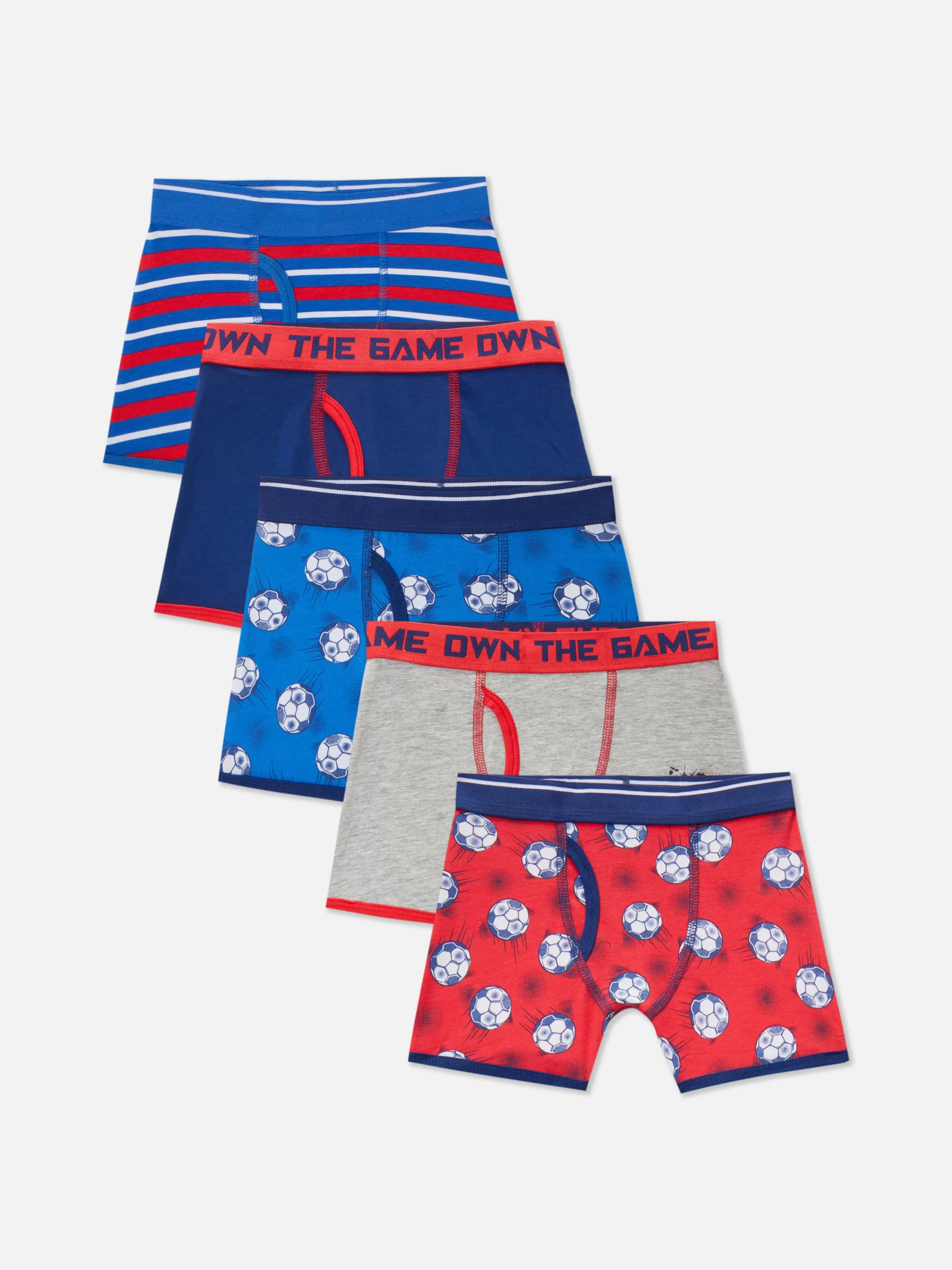 Primark Pack 5 Boxers Gráfico Futebol