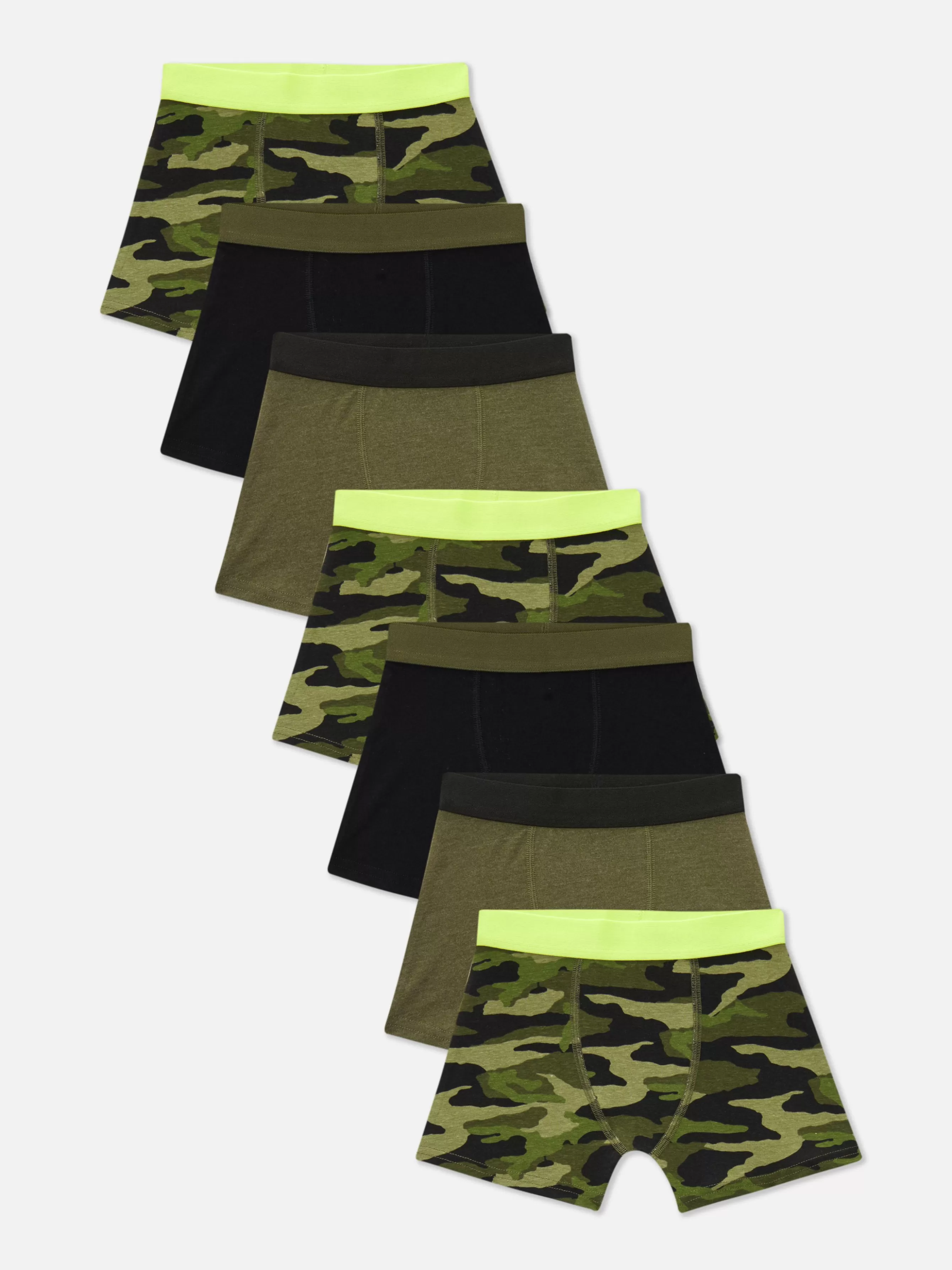 Primark Pack 7 Boxers Padrão Camuflado