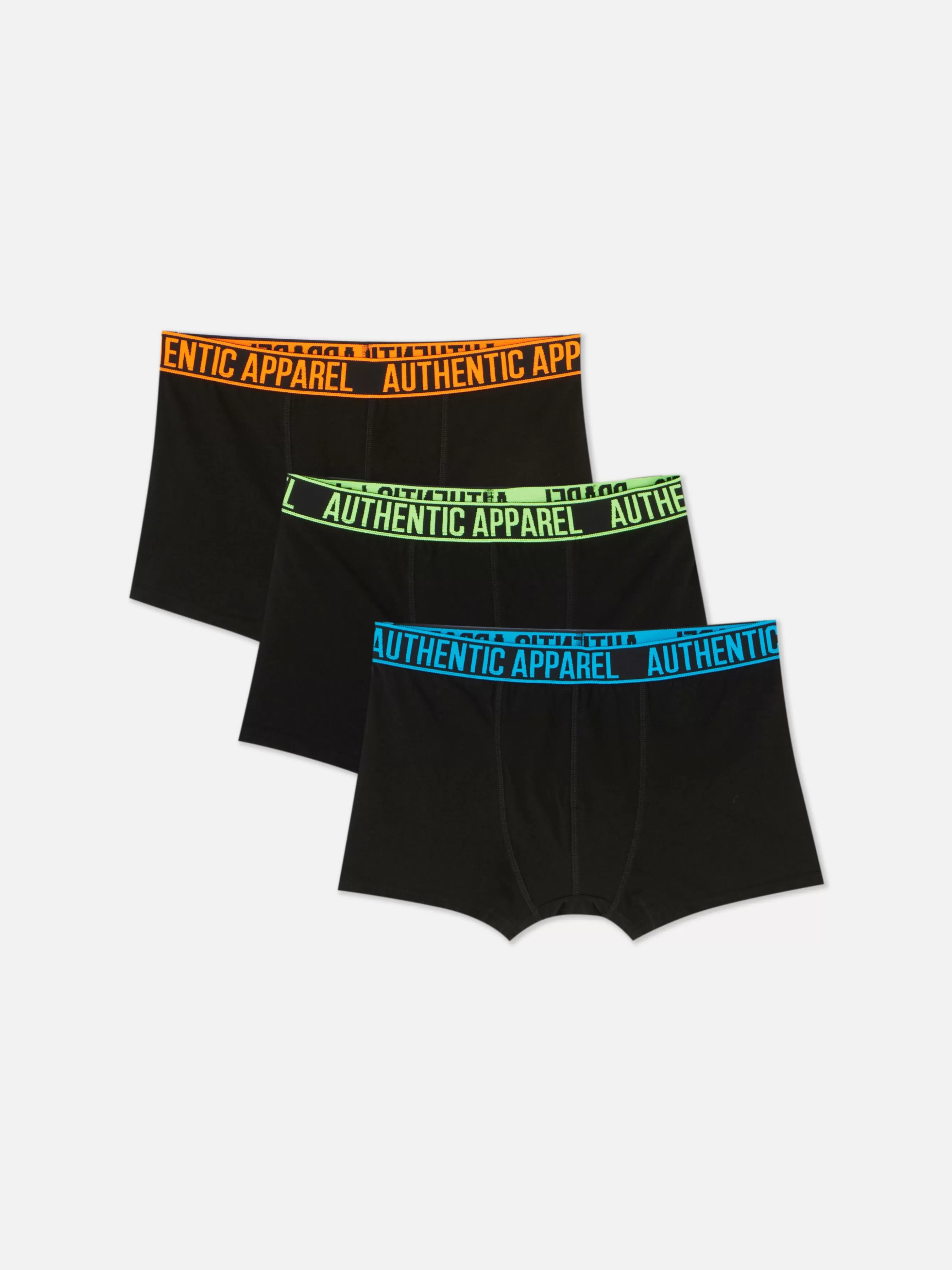 Primark Pack 3 Calções Banho Vivos Cintura Elástica