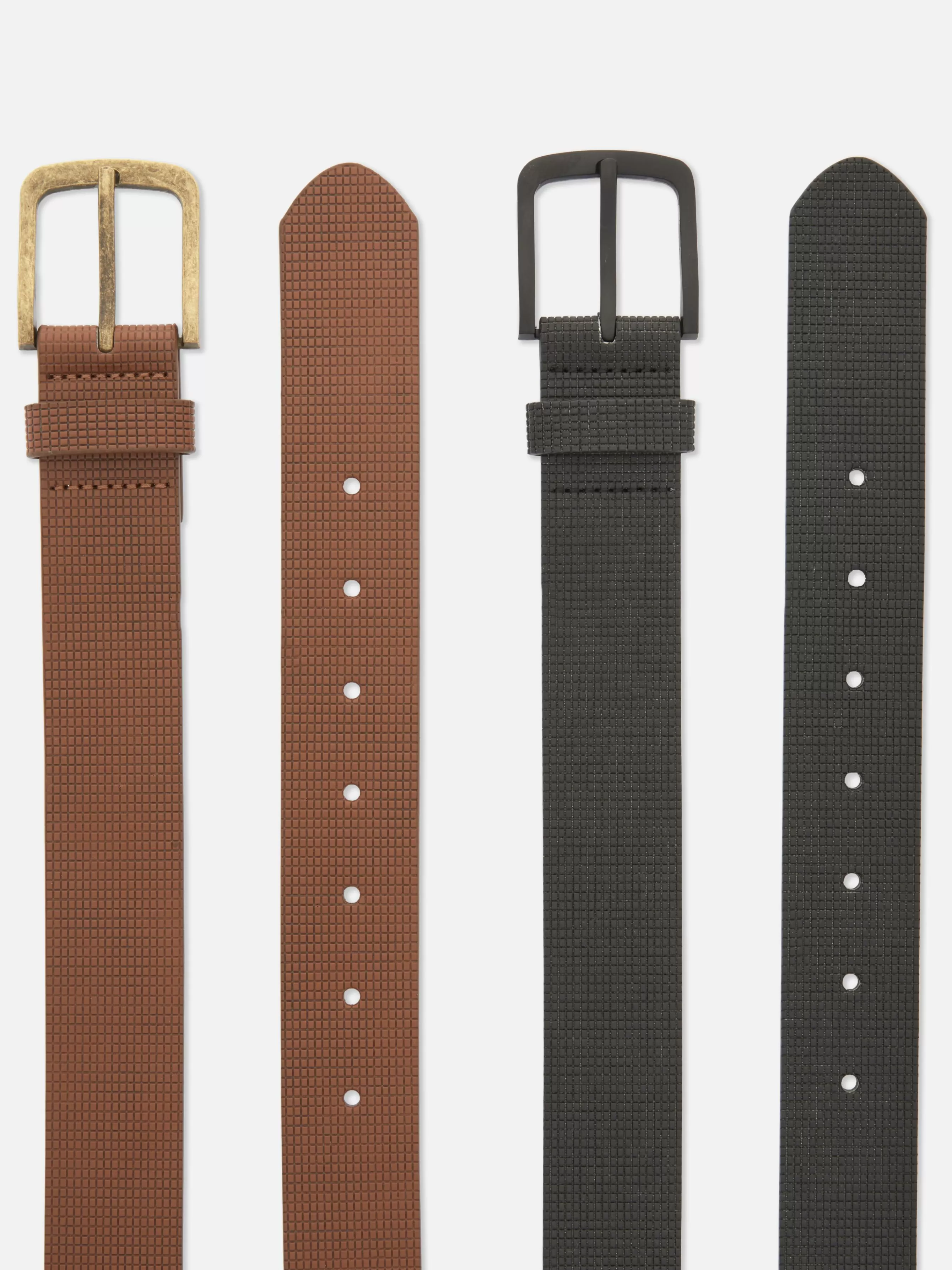 Primark Pack 2 Cintos Texturados Imitação Pele