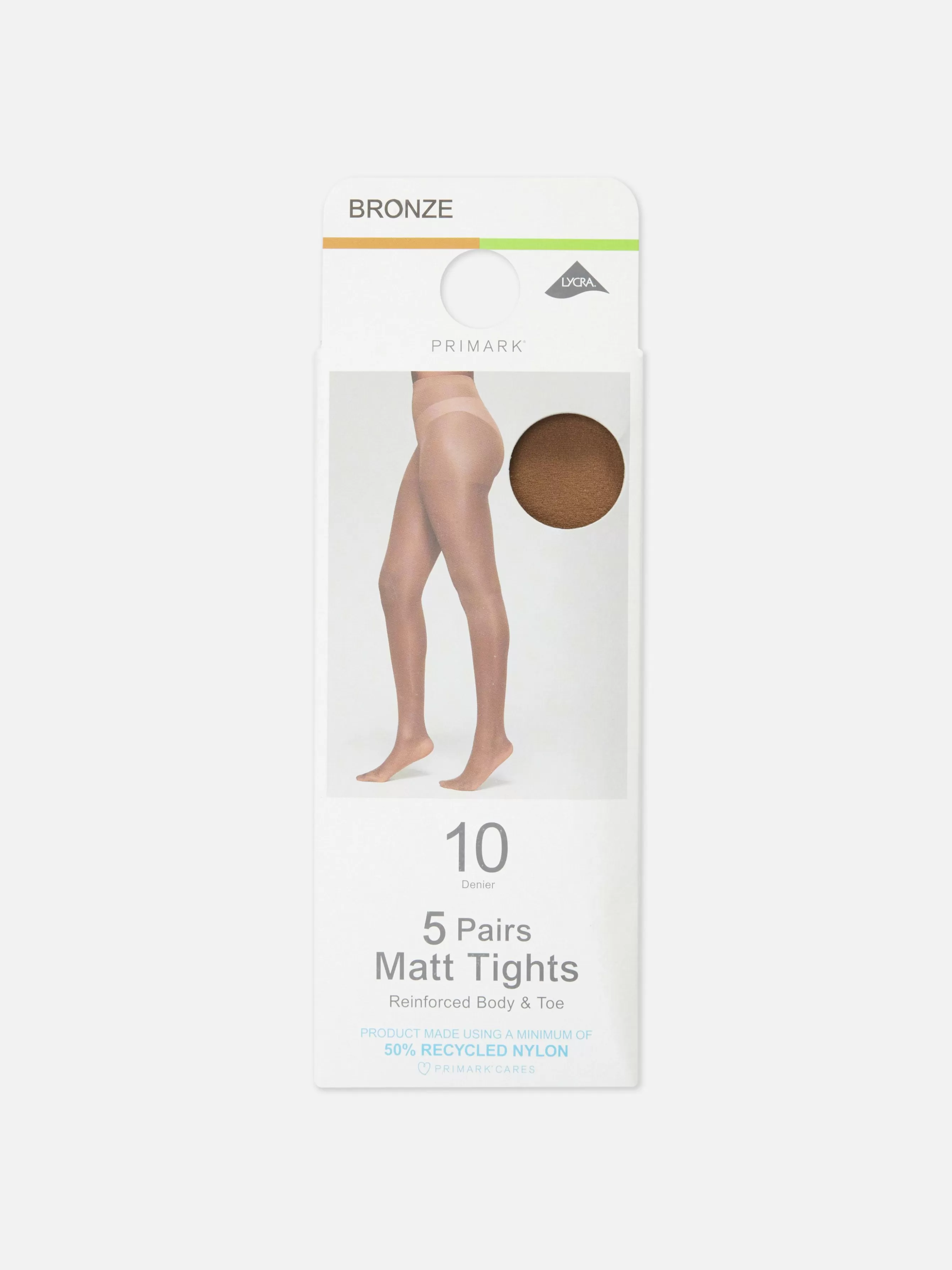 MULHER Primark Pack 5 Collants Mate 10 Denier