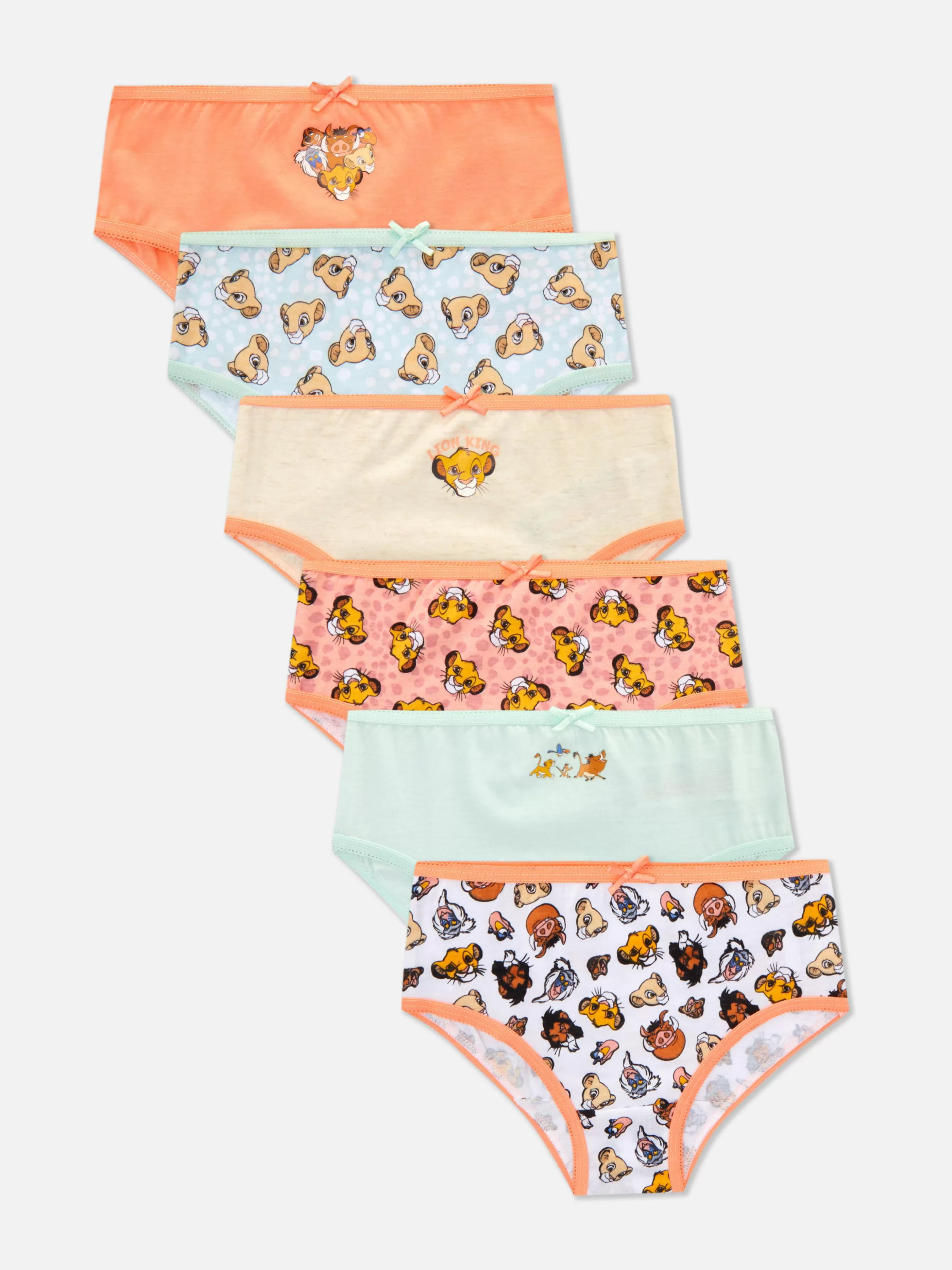 Primark Pack 6 Cuecas Disney The Lion King 30.º Aniversário