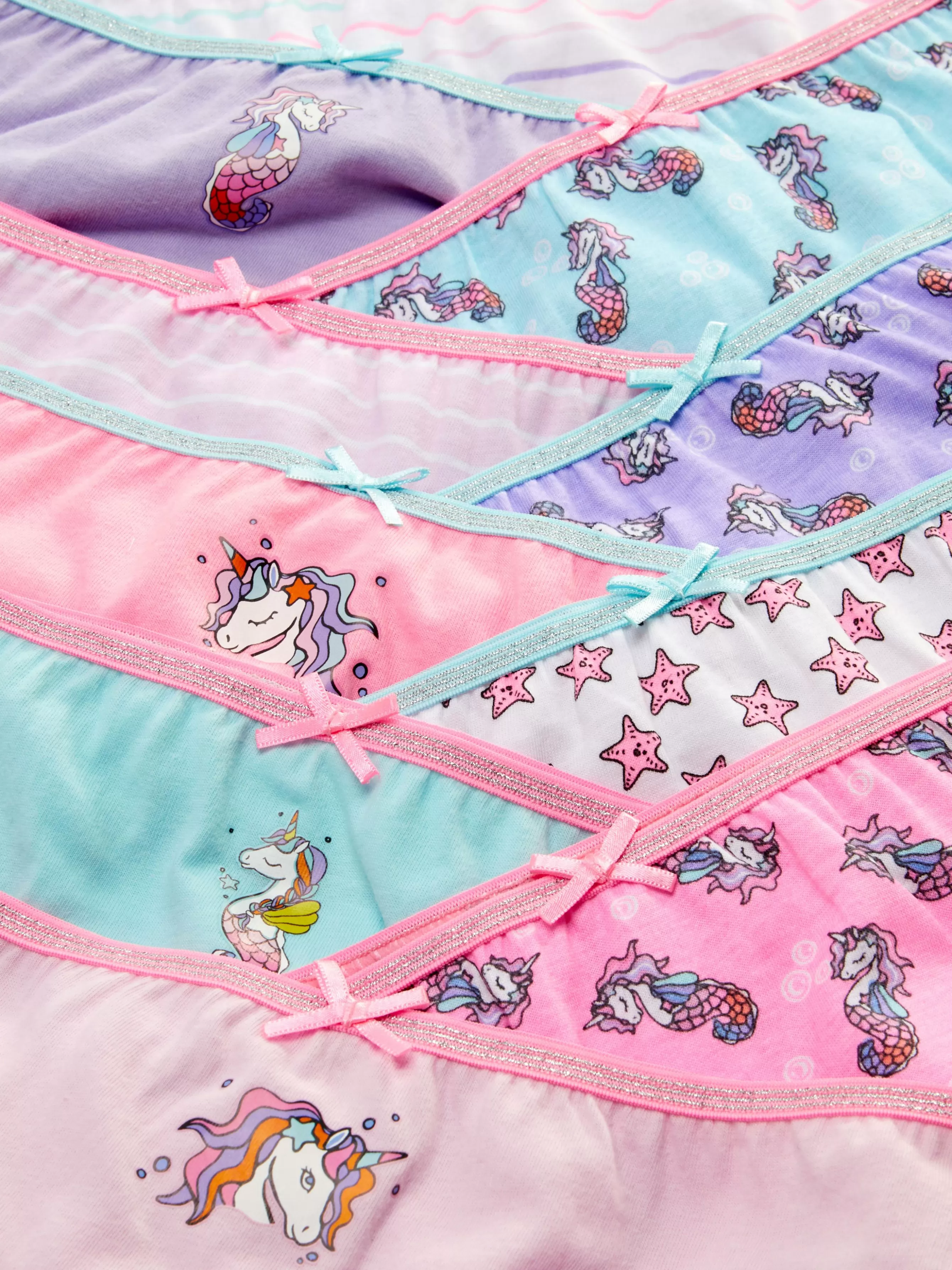 Primark Pack 10 Cuecas Estampado Unicórnio