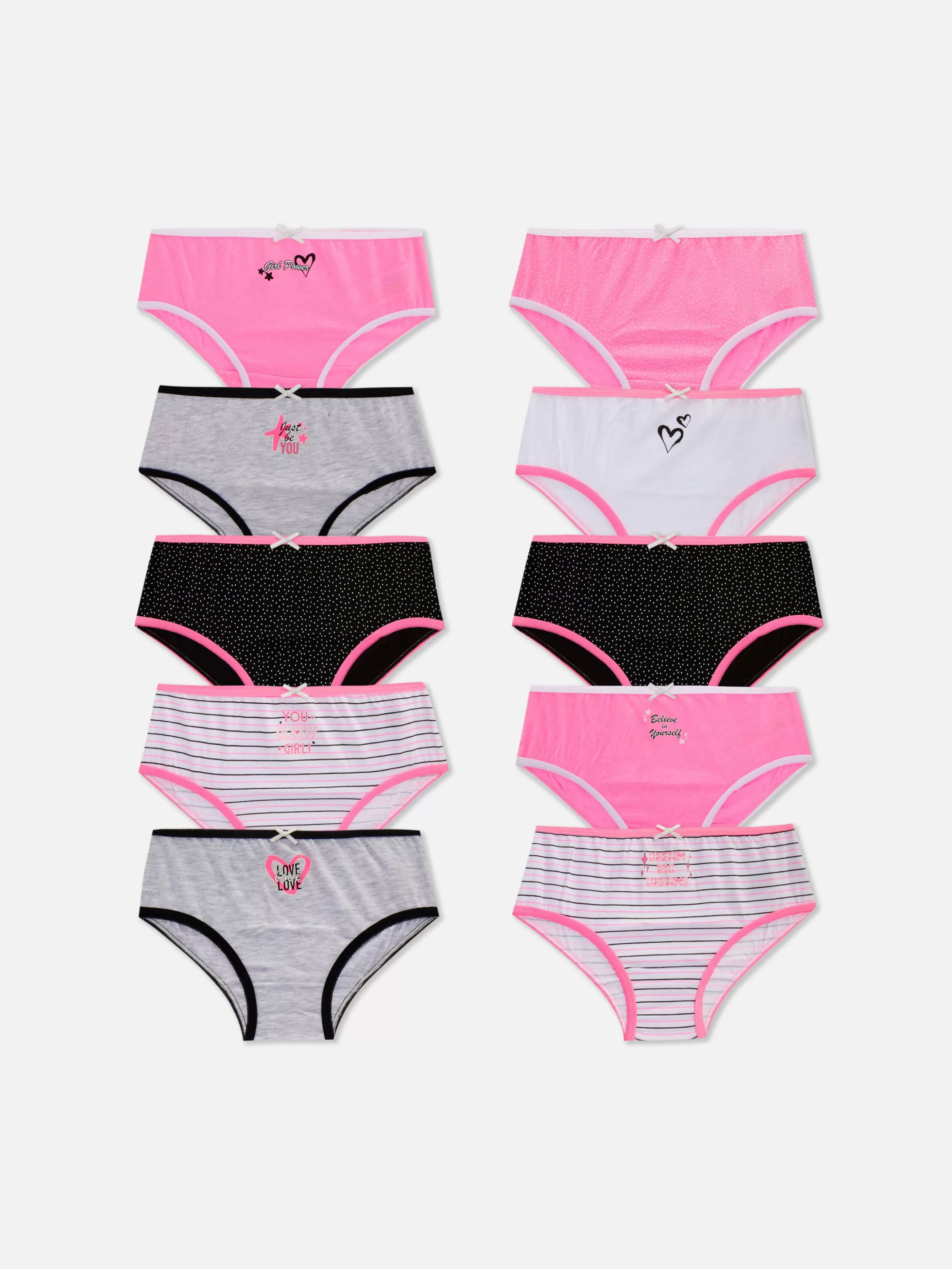 Primark Pack 10 Cuecas Gráficas