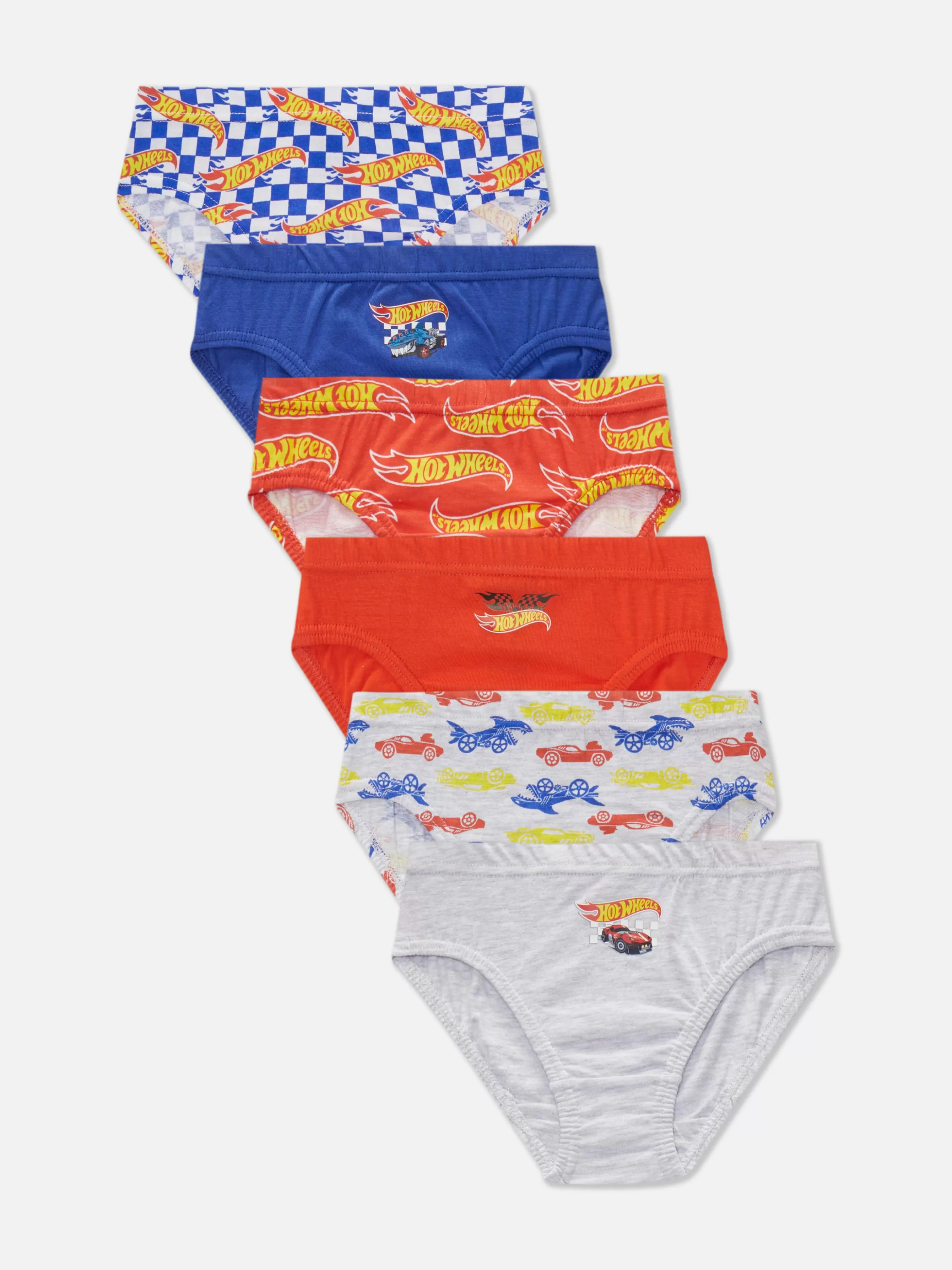 Primark Pack 6 Cuecas Hot Wheels