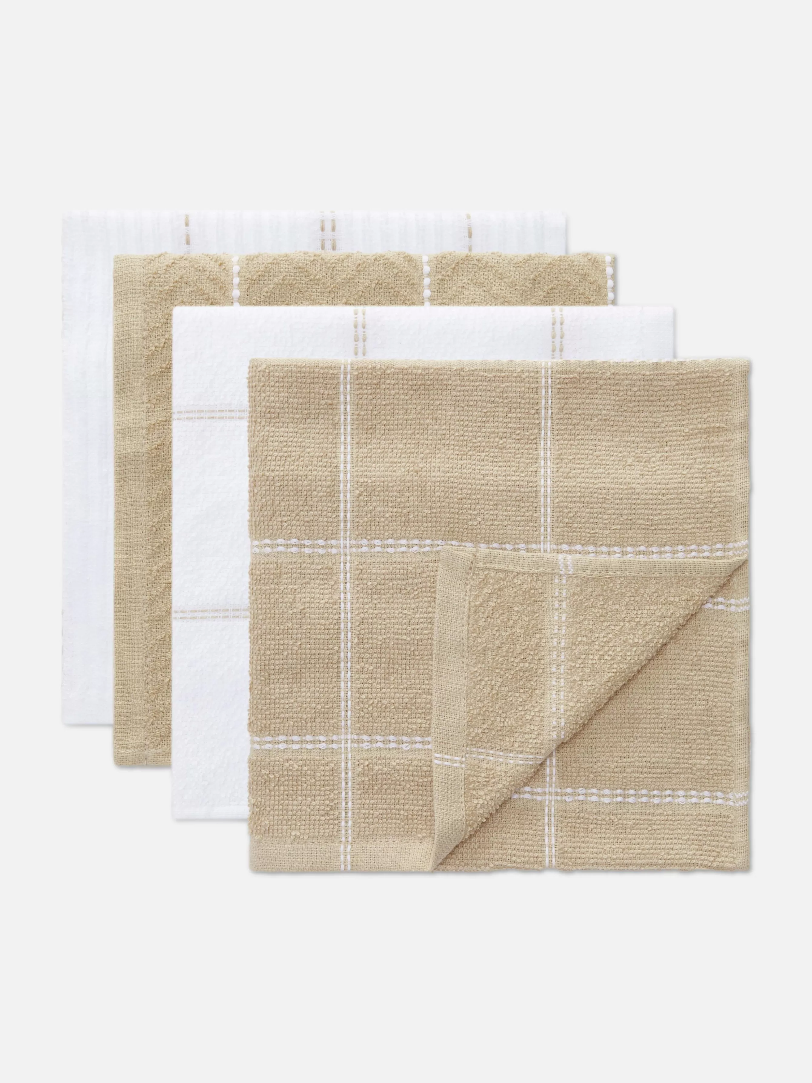 Primark Pack 4 Panos Cozinha Algodão Turco