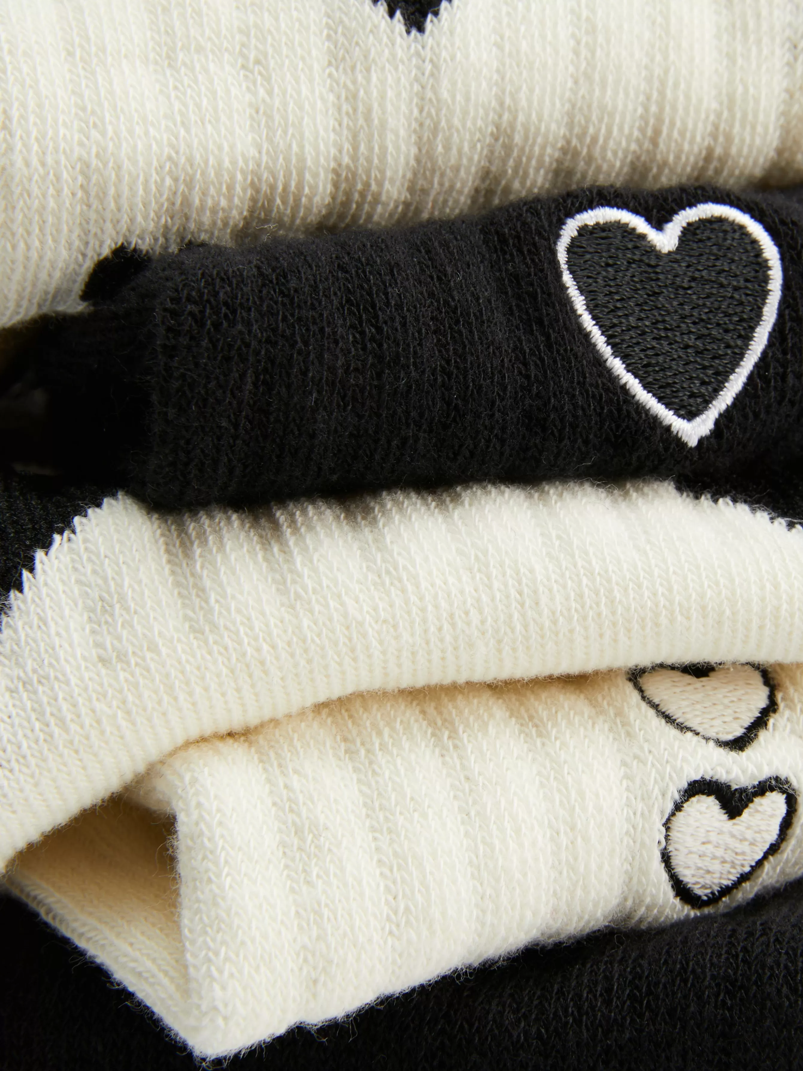 MULHER Primark Pack 5 Pares Meias Cano Médio Coração