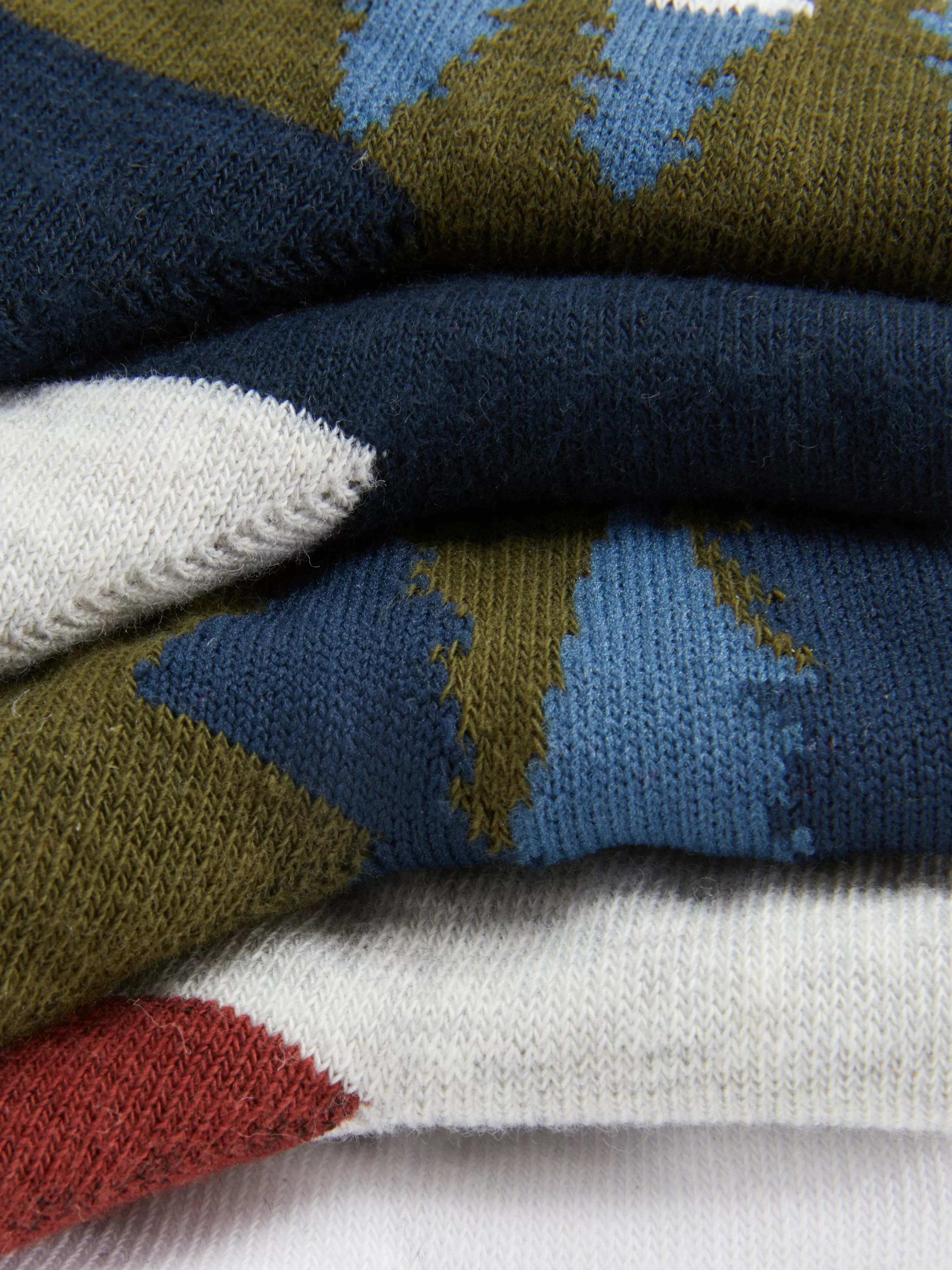Primark Pack 5 Pares Meias Cano Médio Gráficas Paisagem