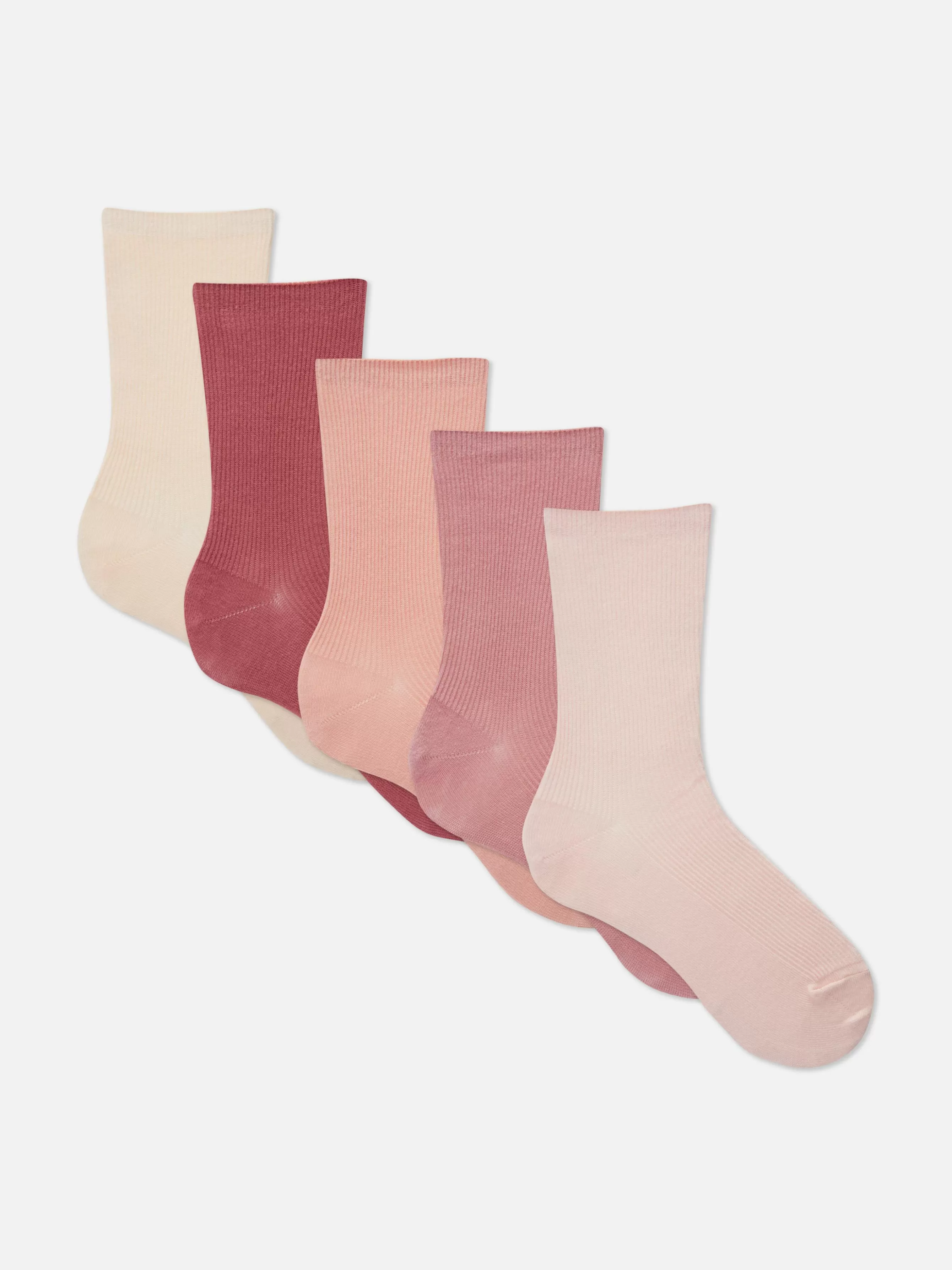 MULHER Primark Pack 5 Pares Meias Cano Médio Tonal
