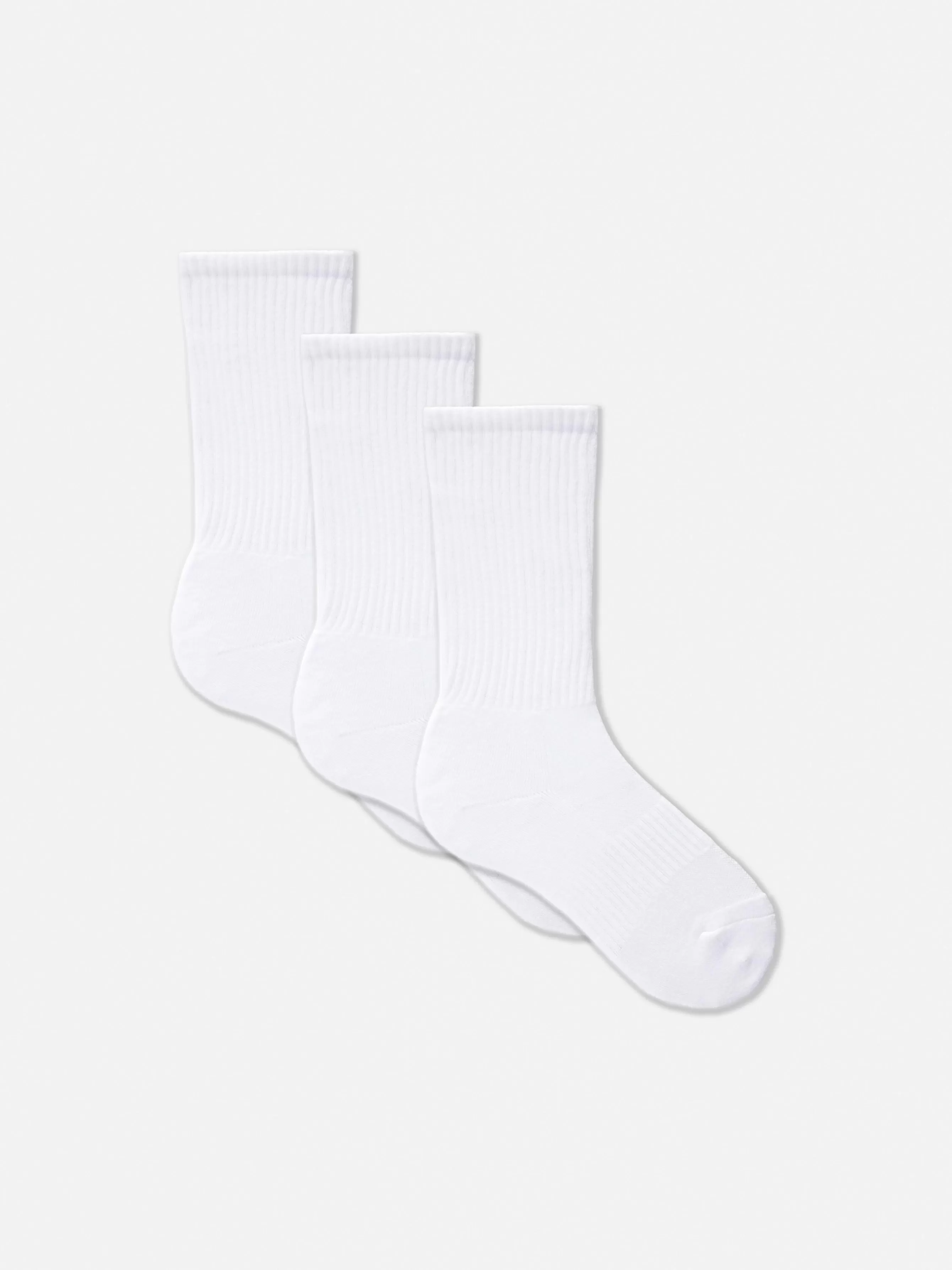 MULHER Primark Pack 3 Pares Meias Desporto Cano Médio