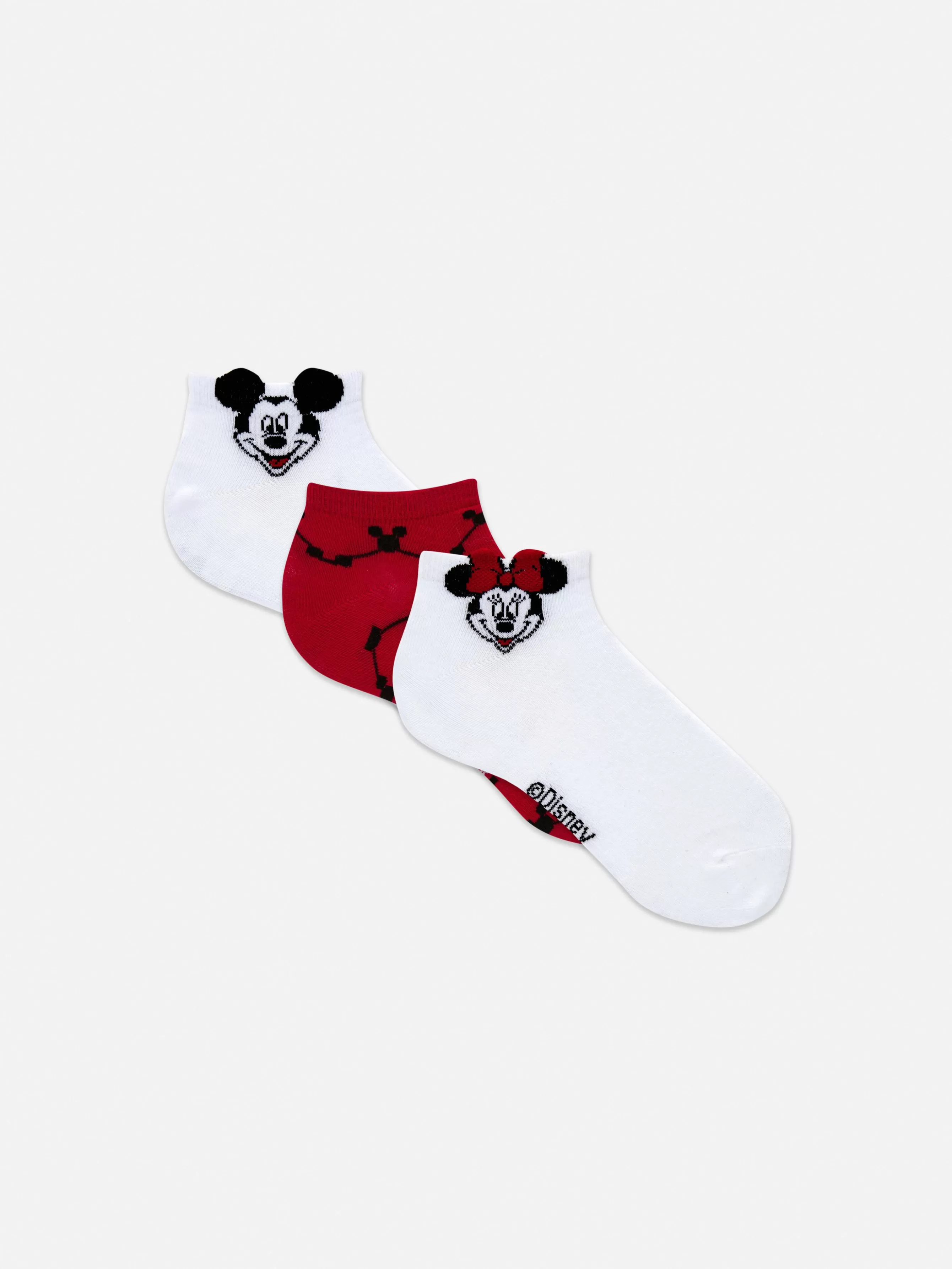 MULHER Primark Pack 3 Pares Meias Desporto Disney Mickey & Minnie