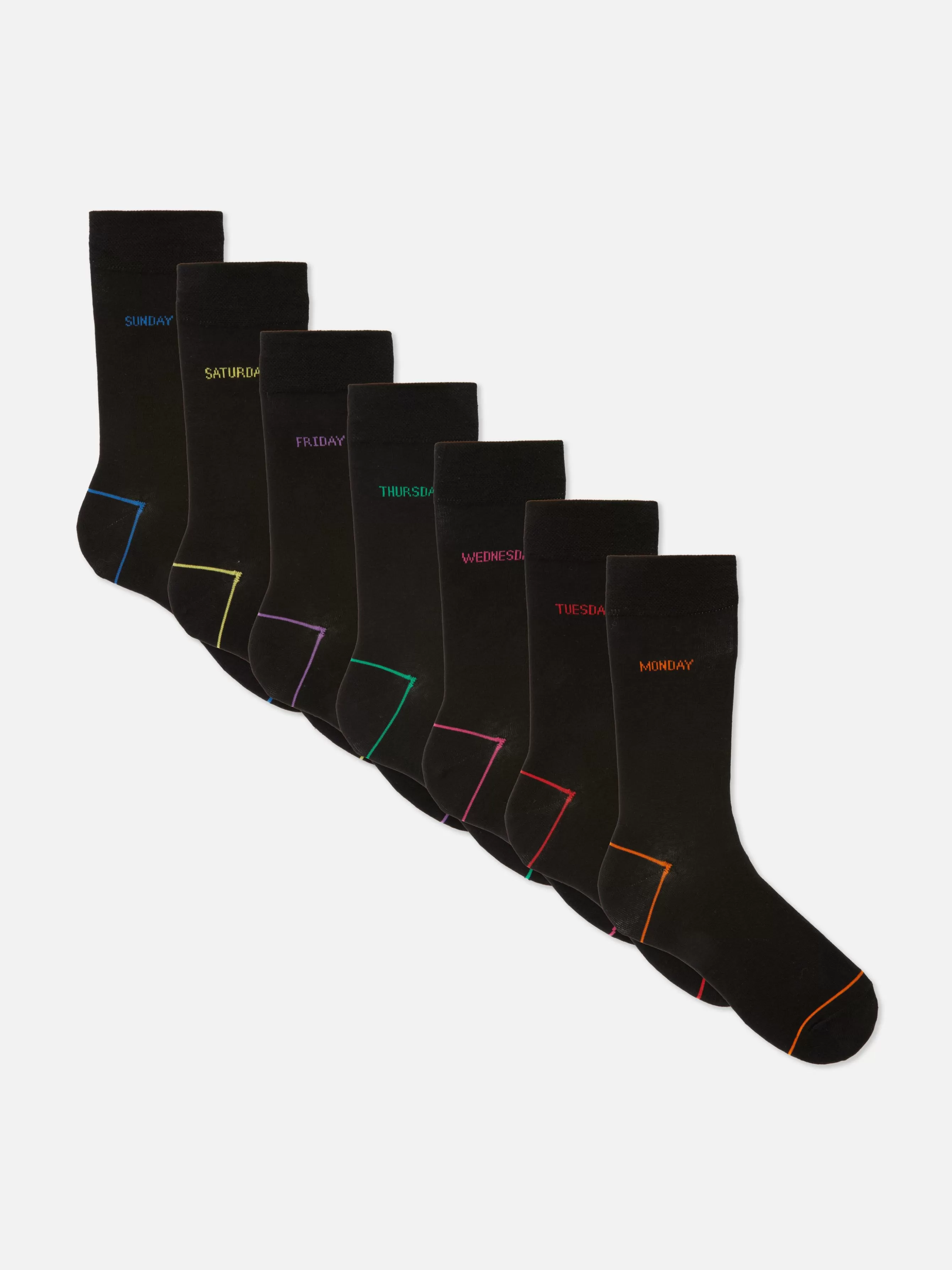 Primark Pack 7 Pares Meias Dias Semana