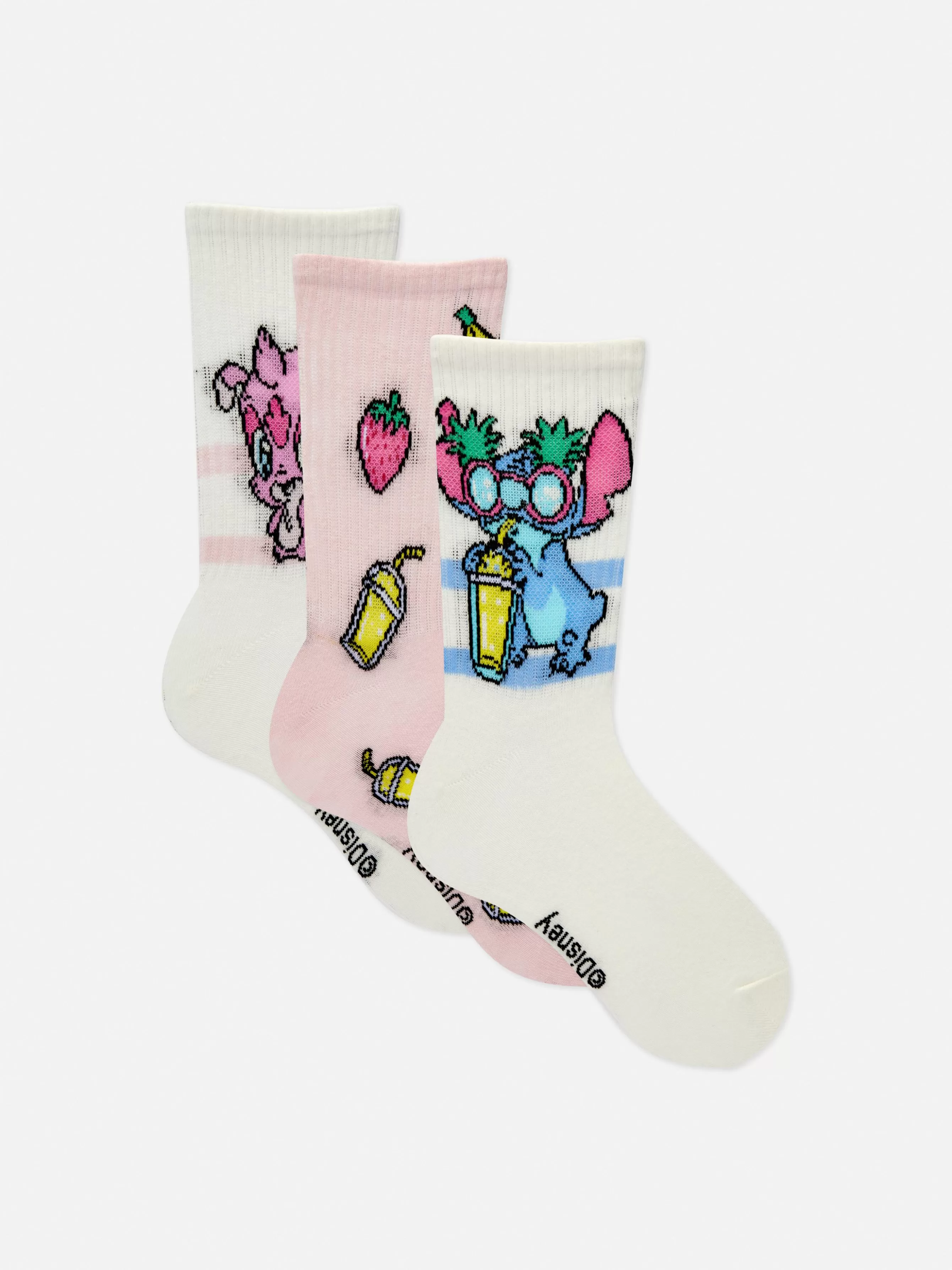 MULHER Primark Pack 3 Pares Meias Disney Lilo & Stitch