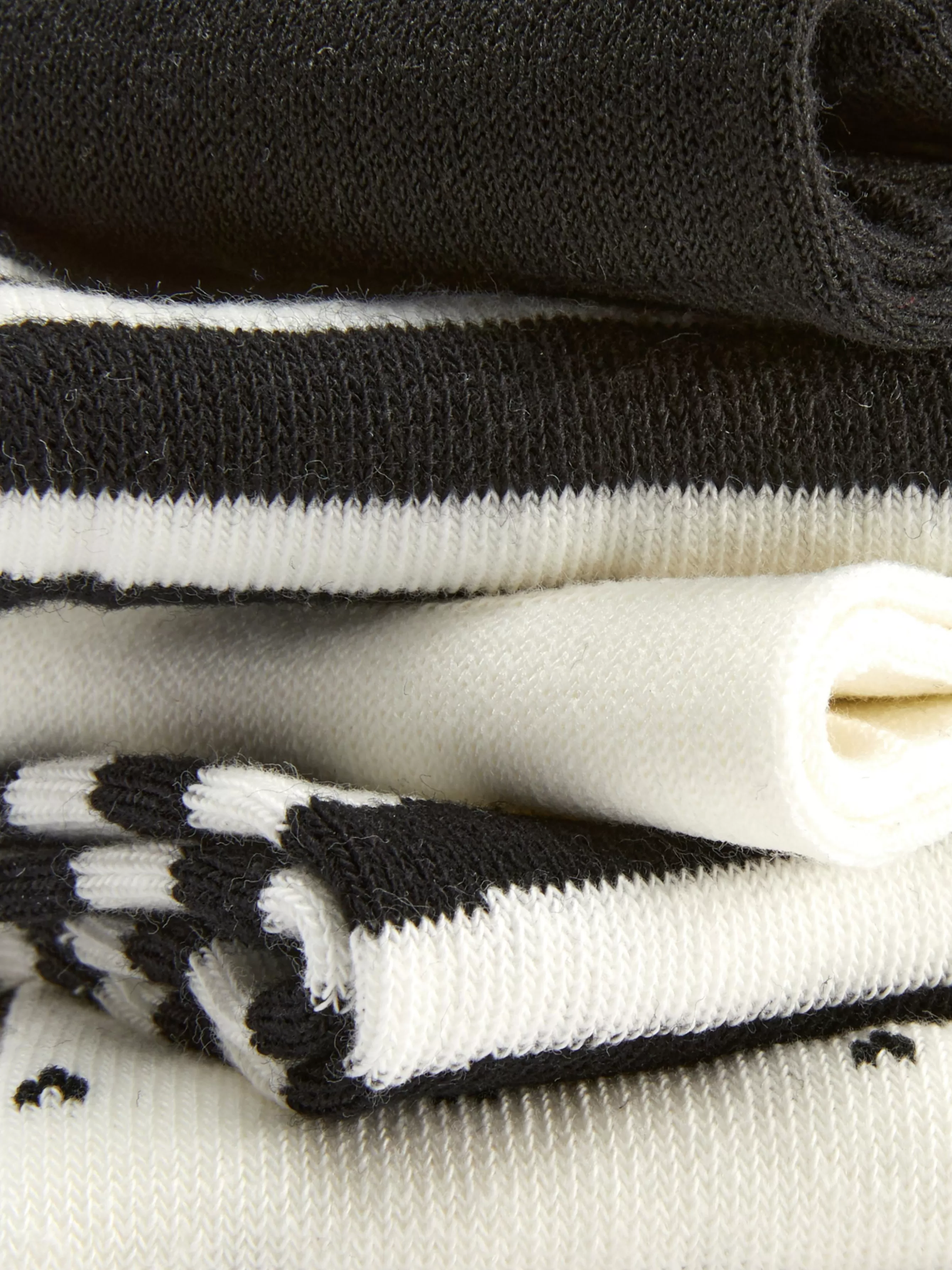 MULHER Primark Pack 5 Pares Meias Monocromáticas Riscas
