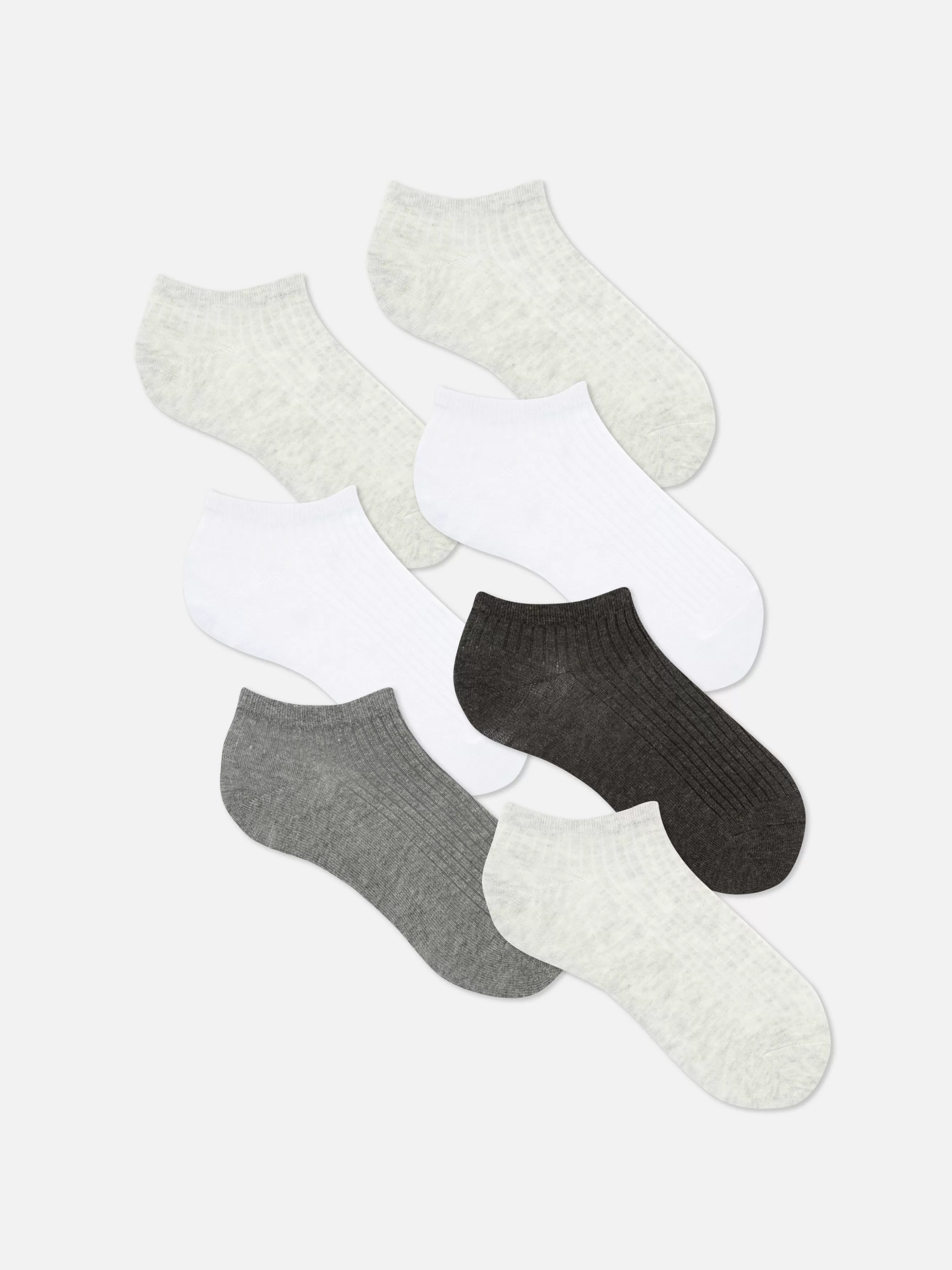 MULHER Primark Pack 7 Pares Meias Para Ténis Malha