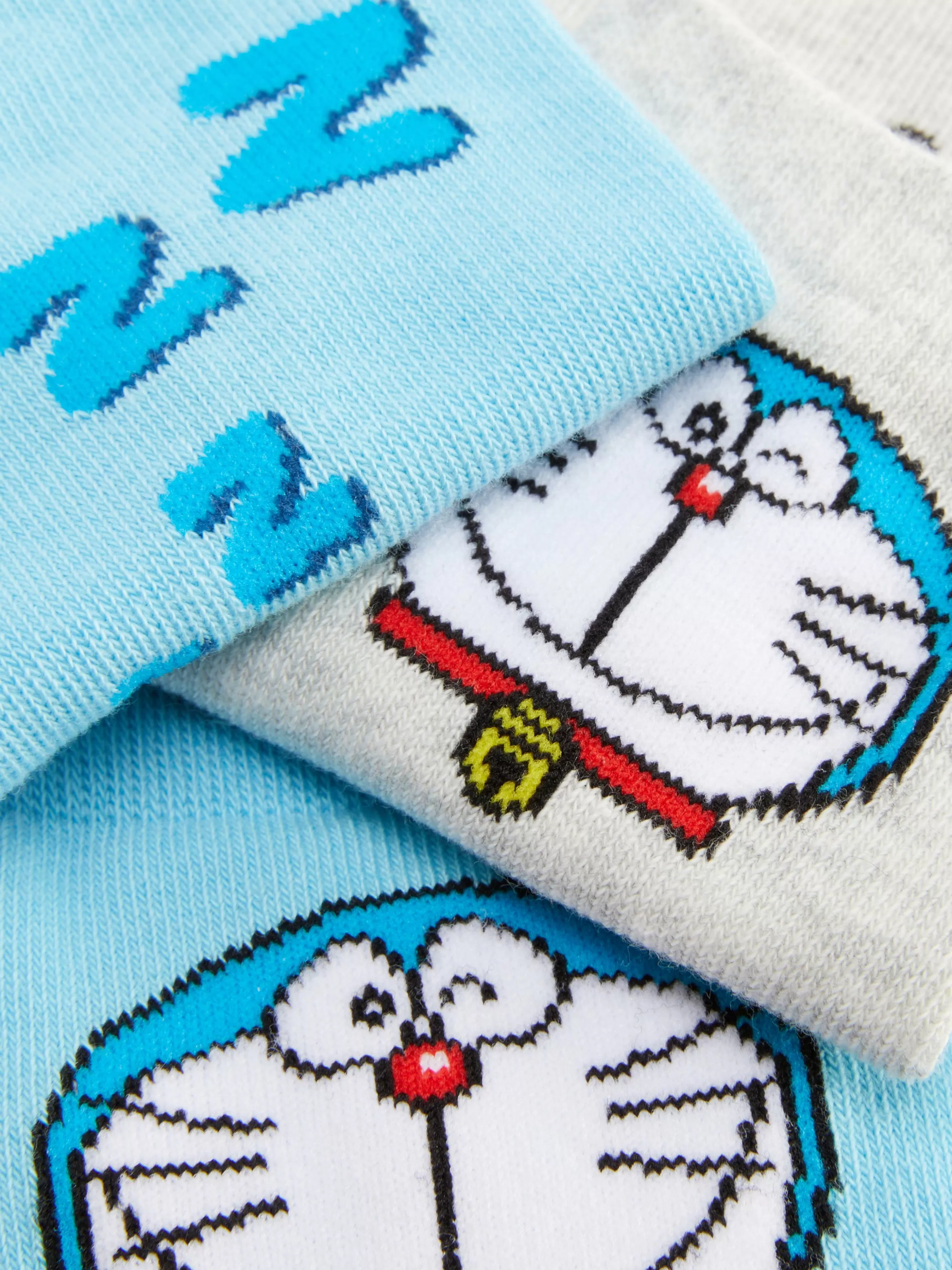 MULHER Primark Pack 3 Pares Meias Ténis Doraemon