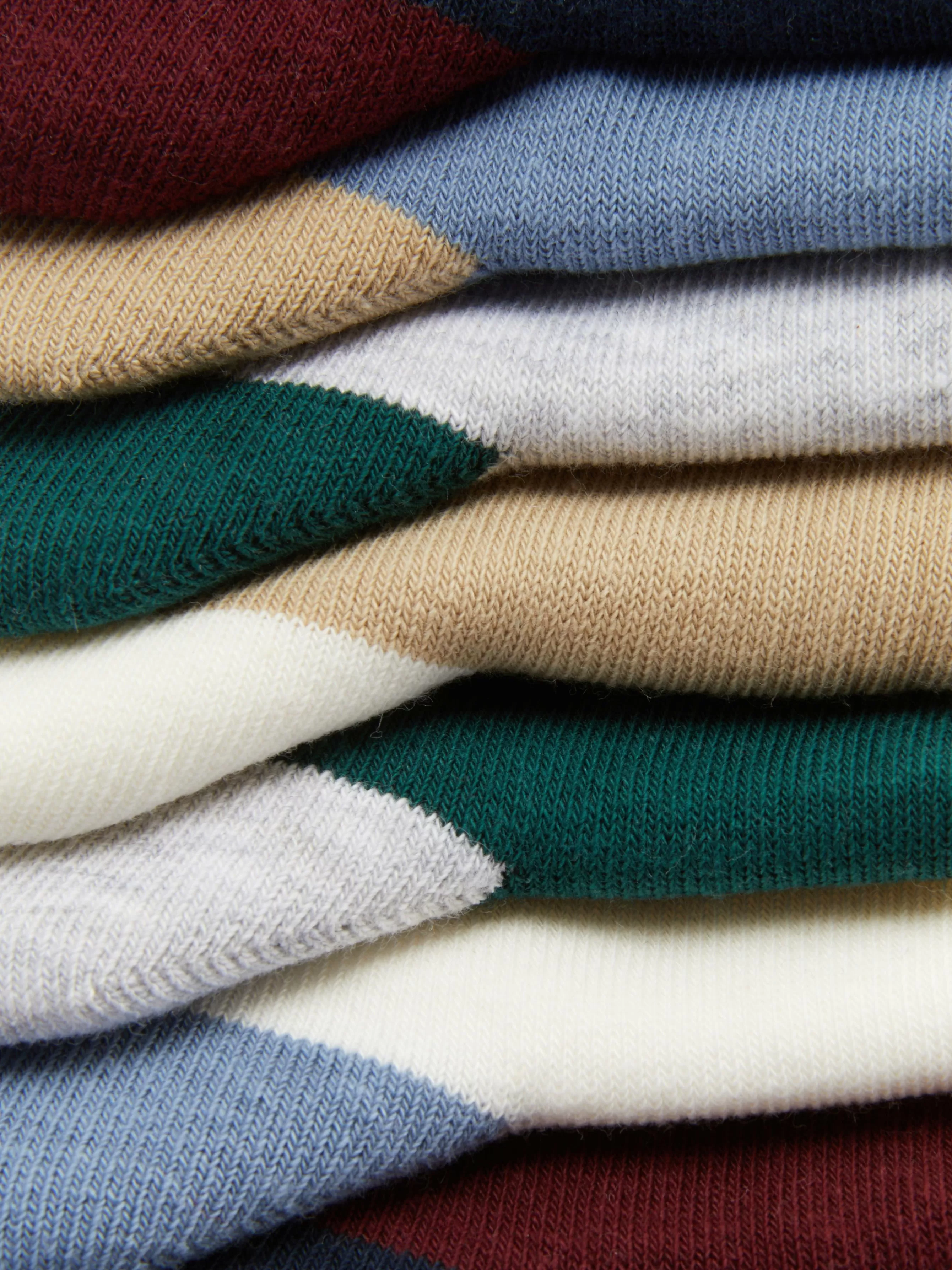 Primark Pack 7 Pares Soquetes Bloco Cor