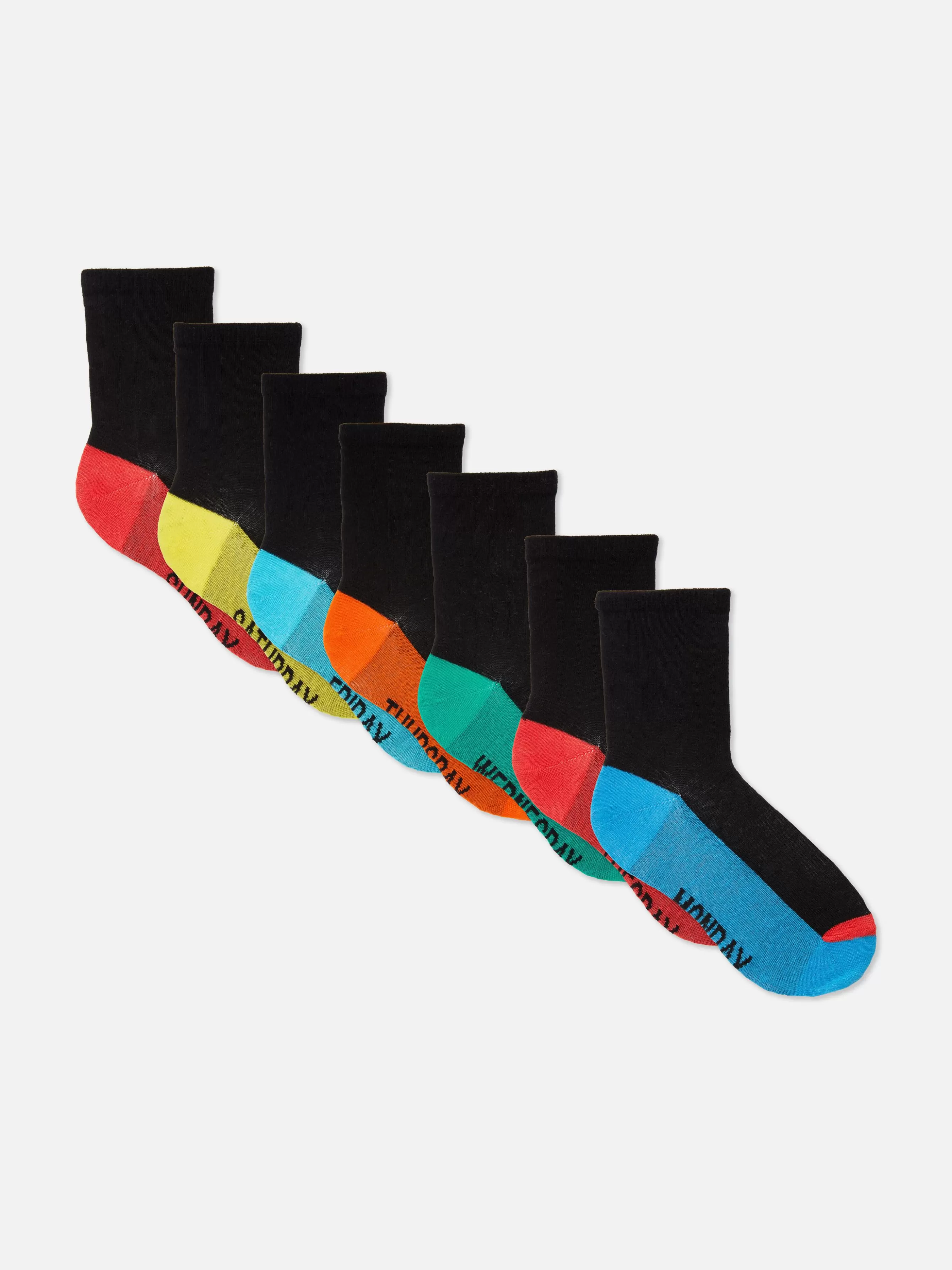 Primark Pack 7 Pares Soquetes Dias Semana