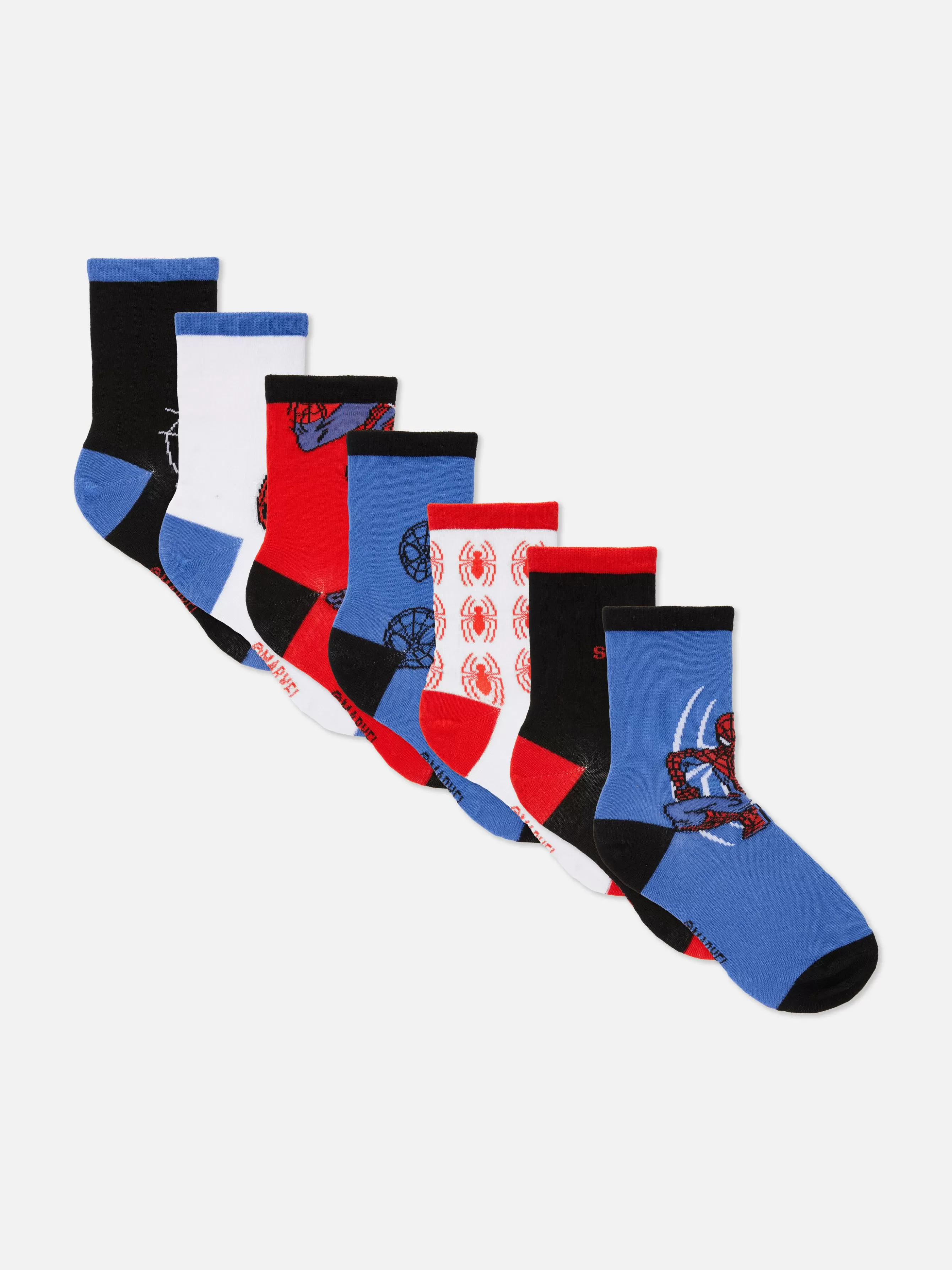 Primark Pack 7 Pares Soquetes Marvel Homem-Aranha