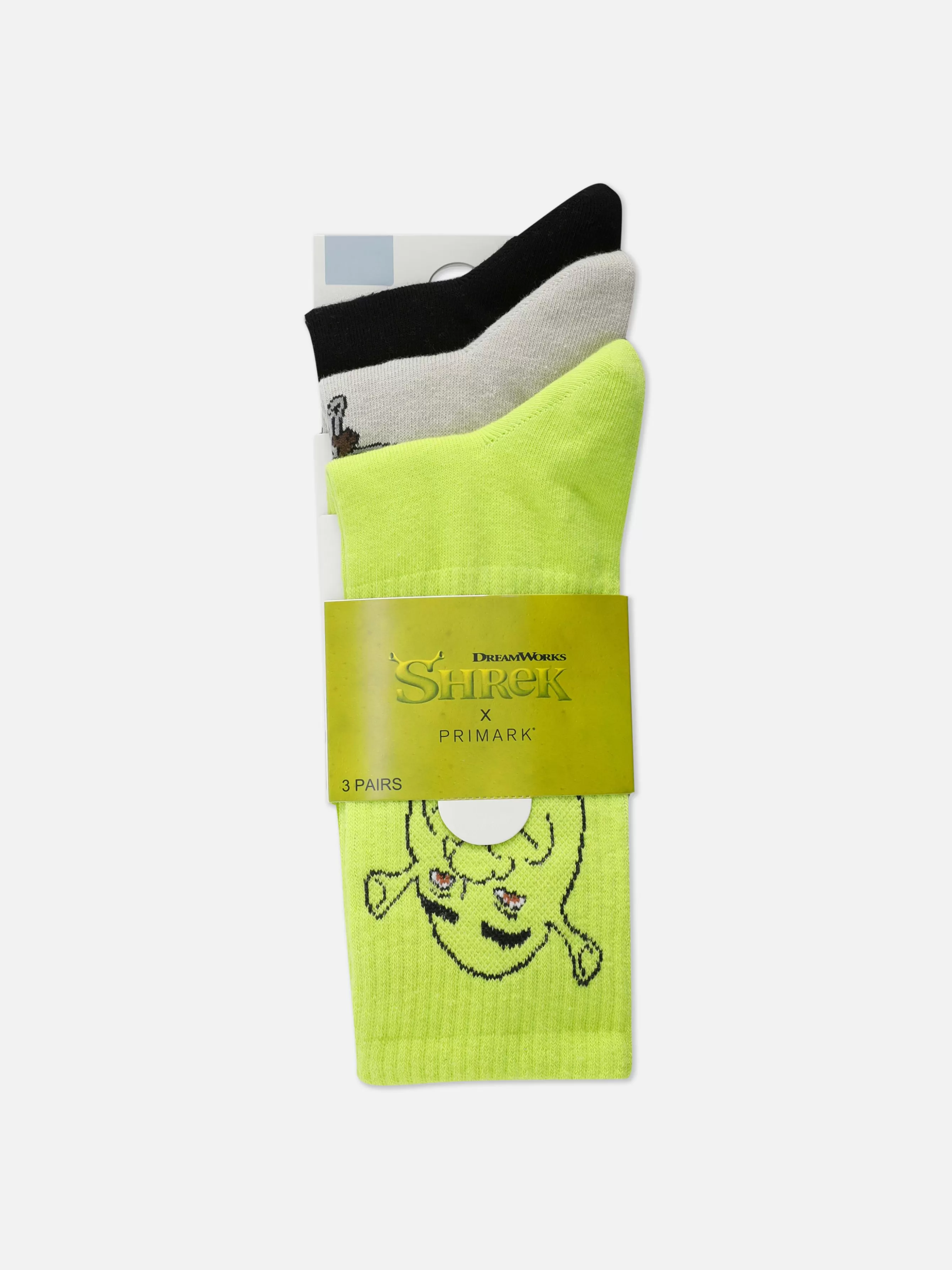 pack__pares_soquetes_shrek_2.webp Primark Pack 3 Pares Soquetes Shrek