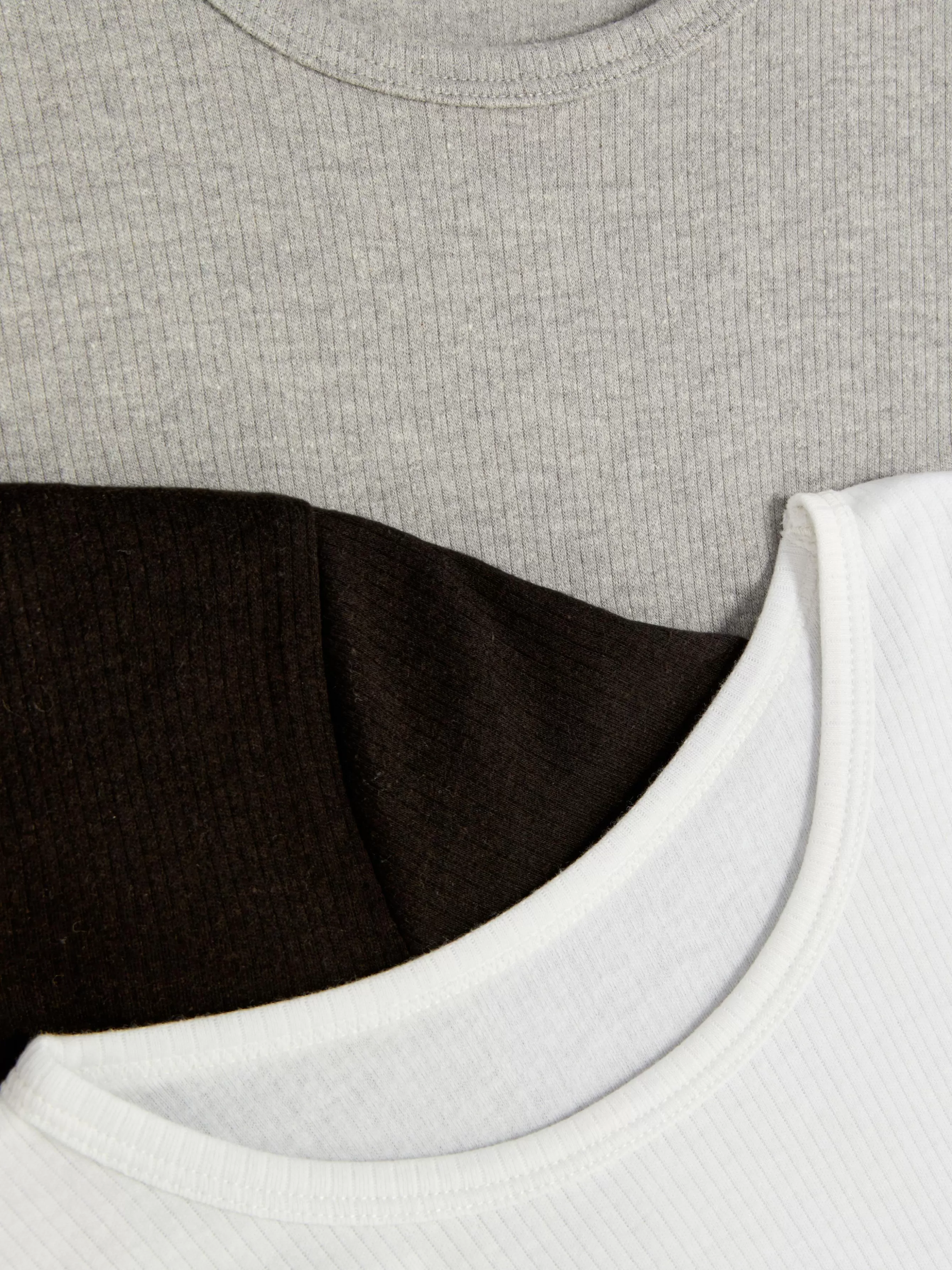 Primark Pack 3 Tops Manga Curta Térmicos