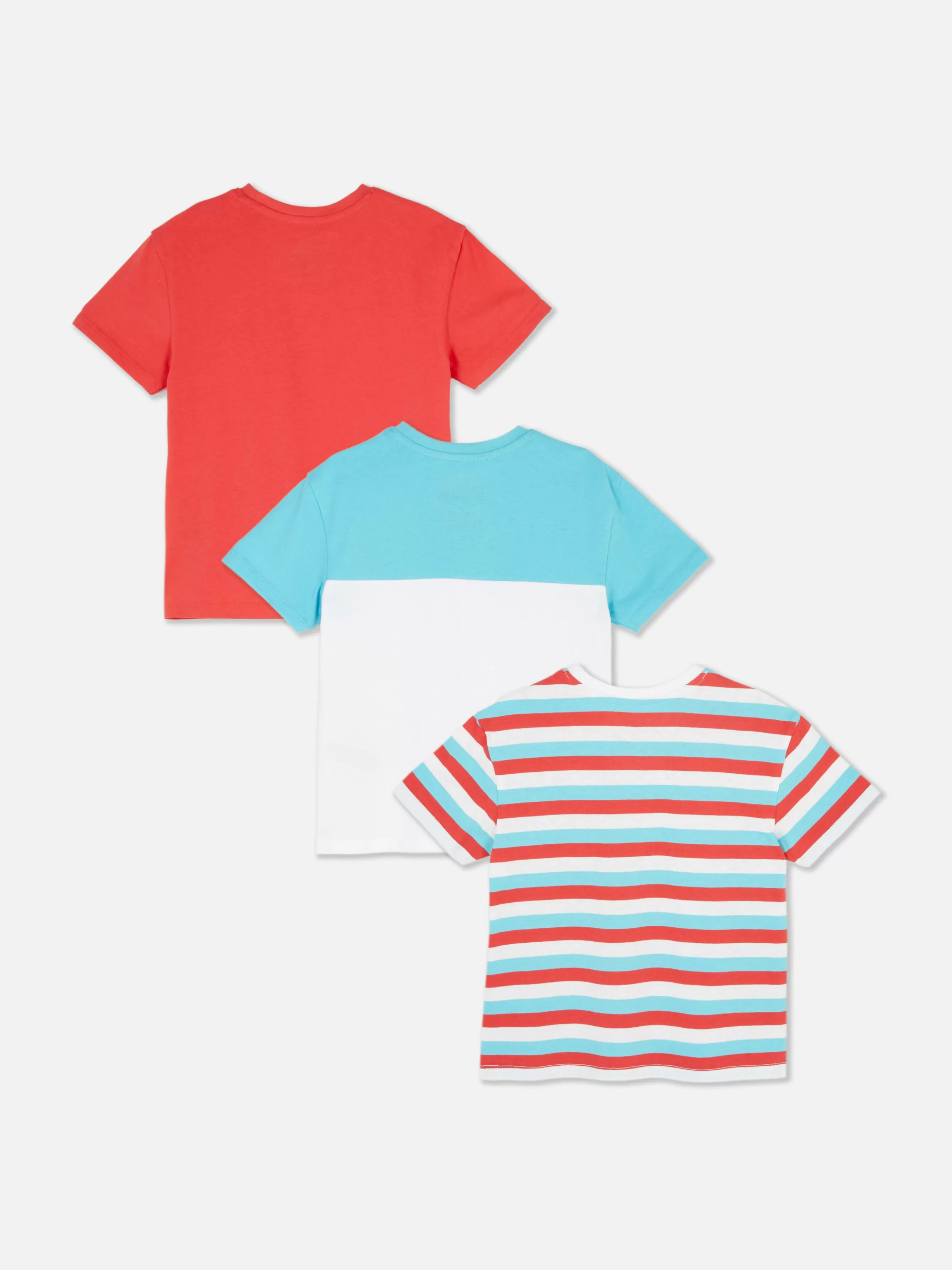 Primark Pack 3 T-shirts Manga Curta Sortidas