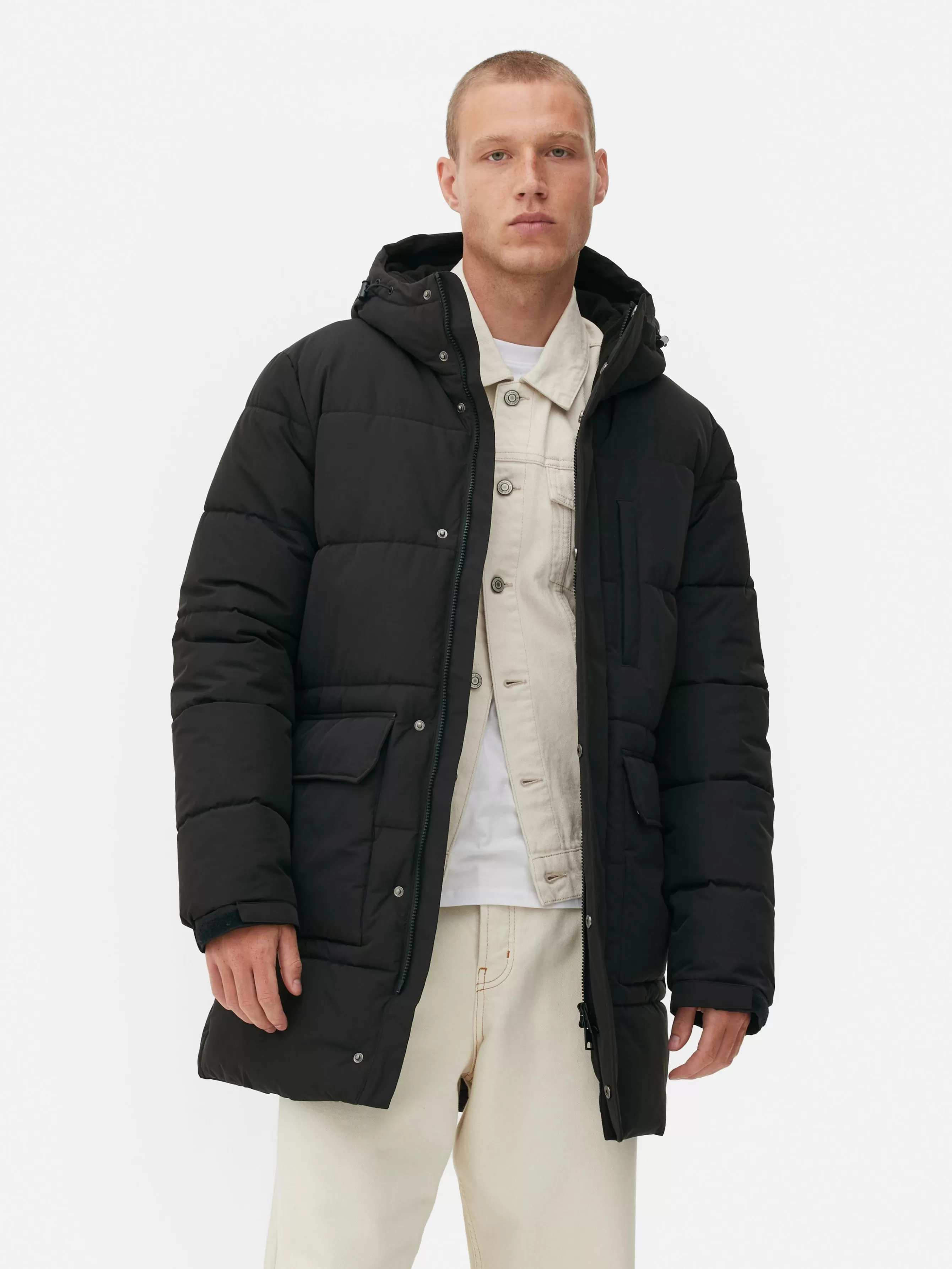 Primark Parka Acolchoada Com Capuz