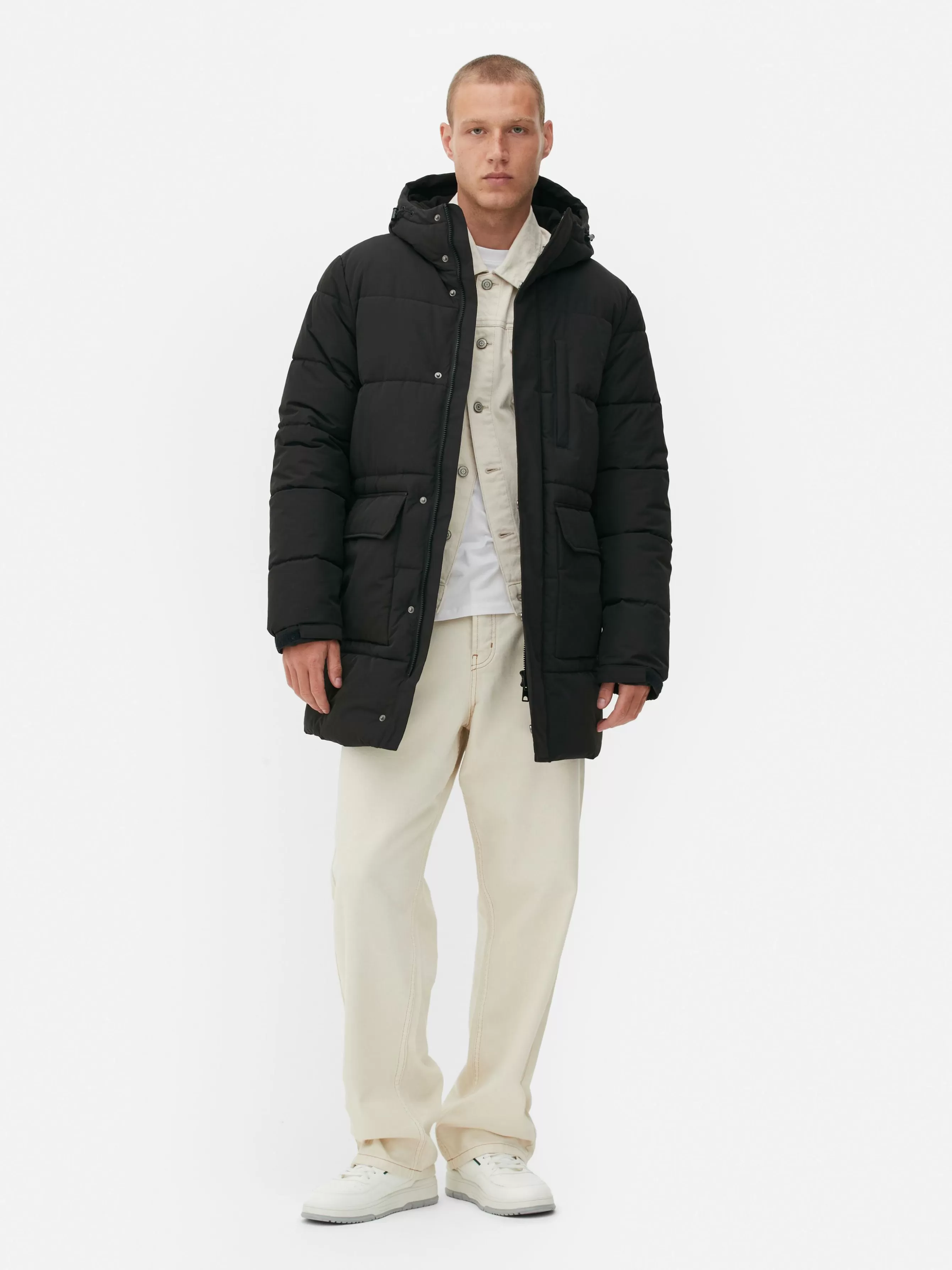 Primark Parka Acolchoada Com Capuz