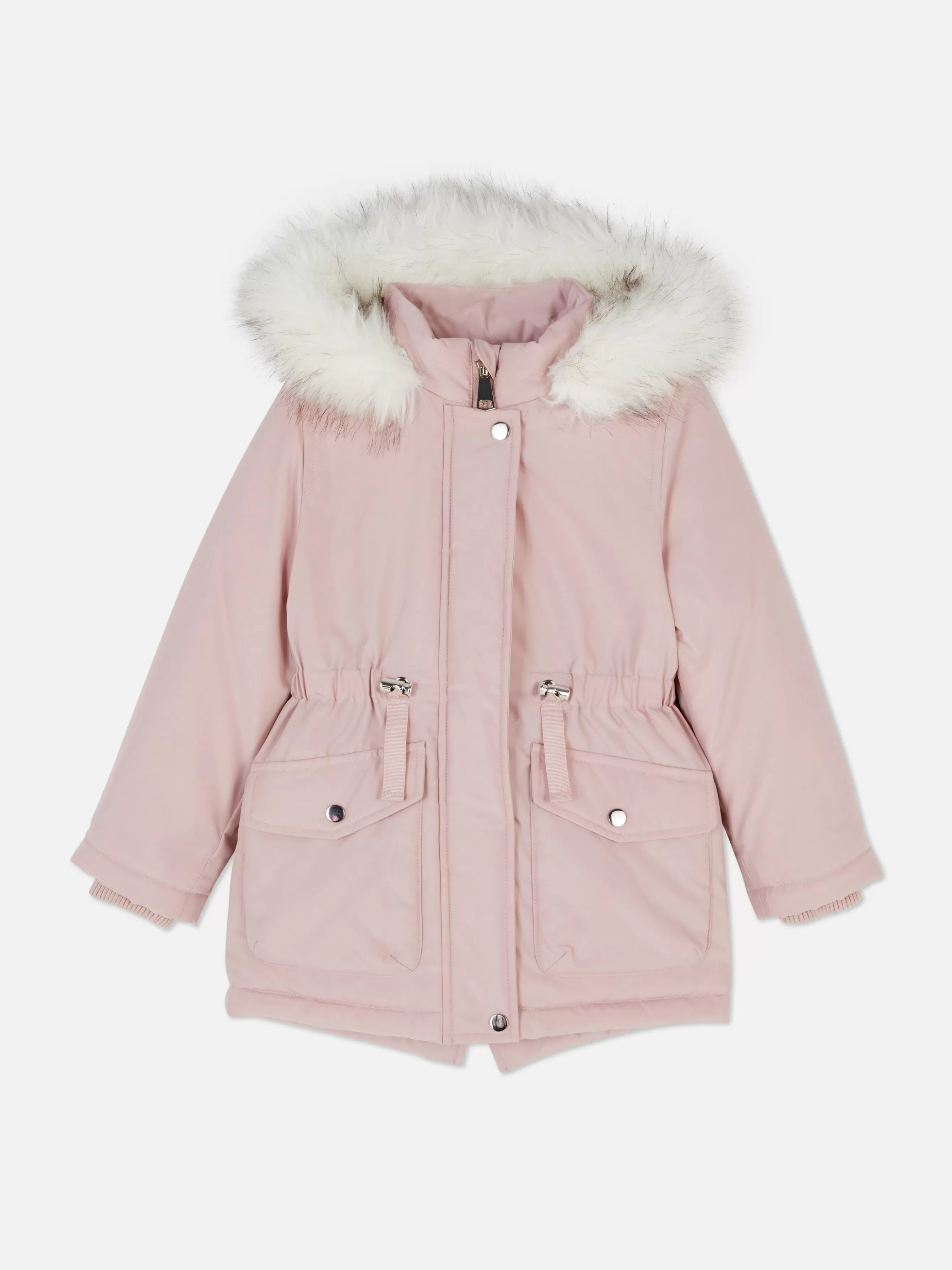 Primark Parka Capuz Imitação Pelo