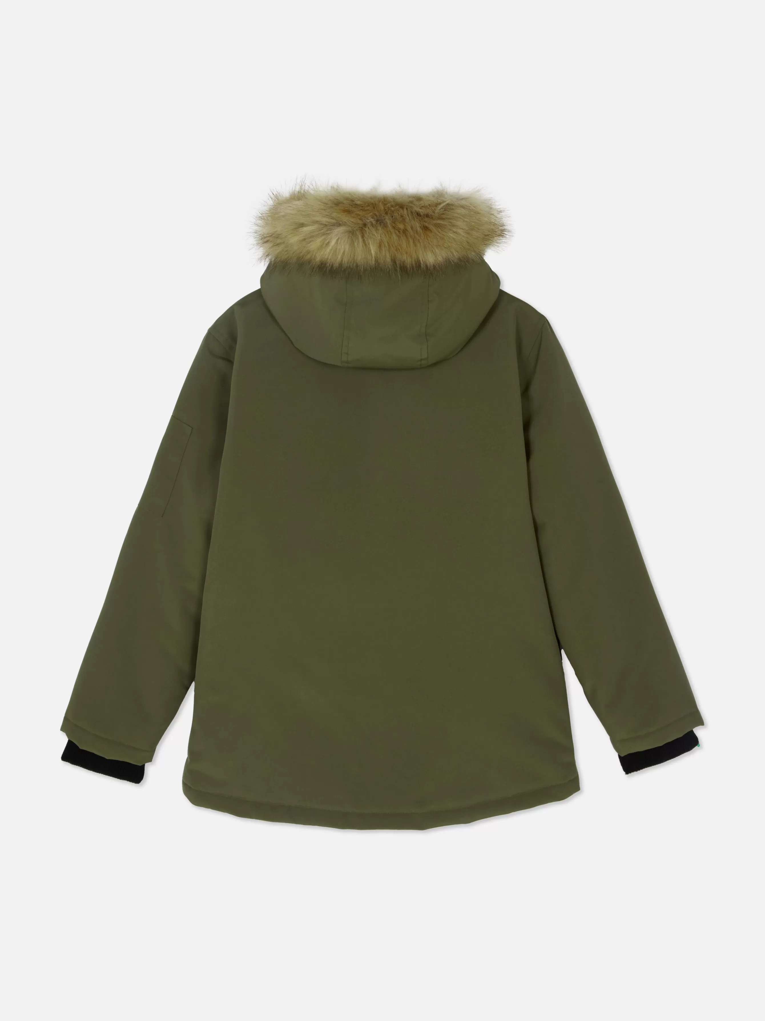Primark Parka Capuz Imitação Pelo