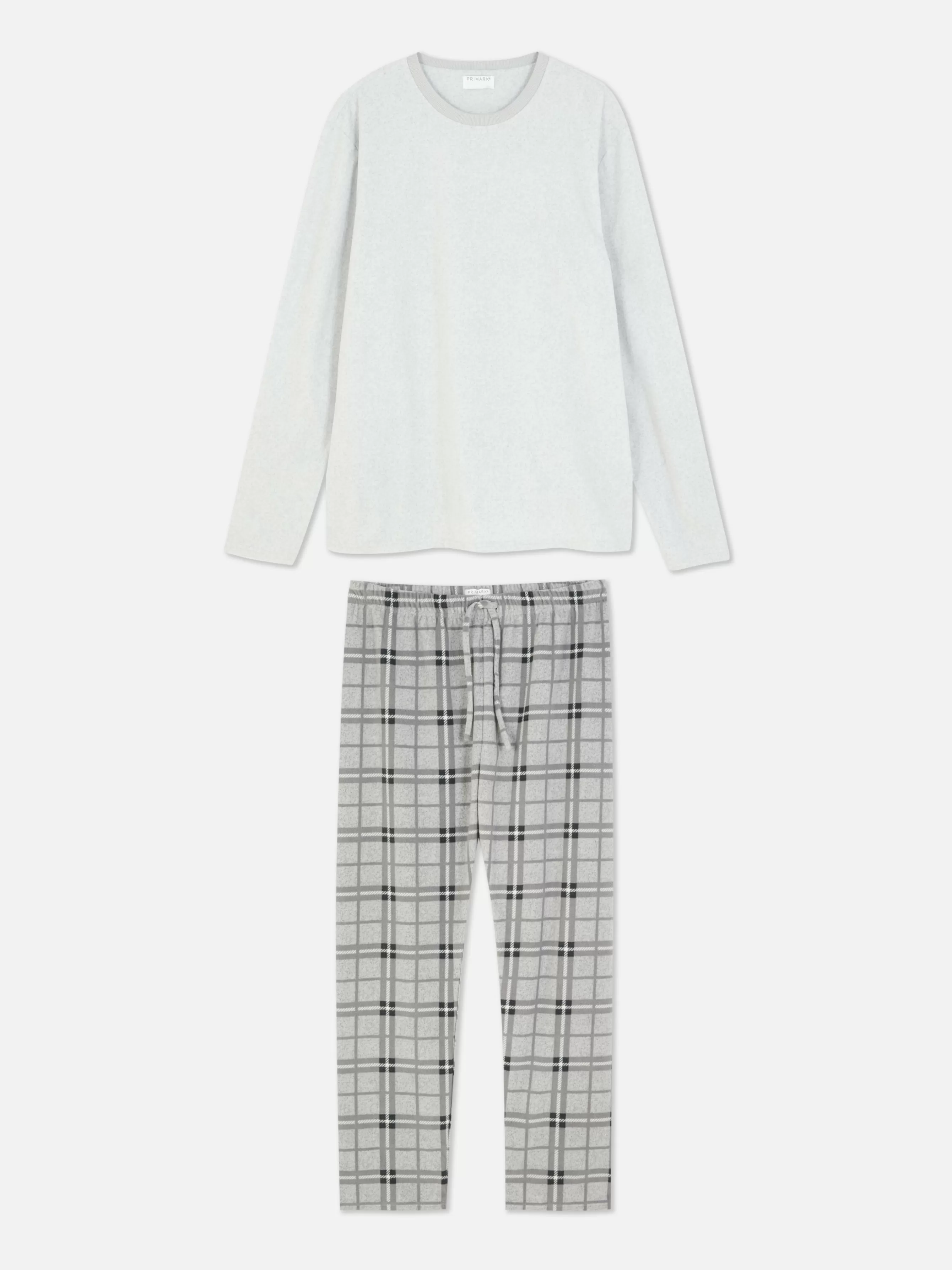 Primark Pijama Comprido Xadrez Suave