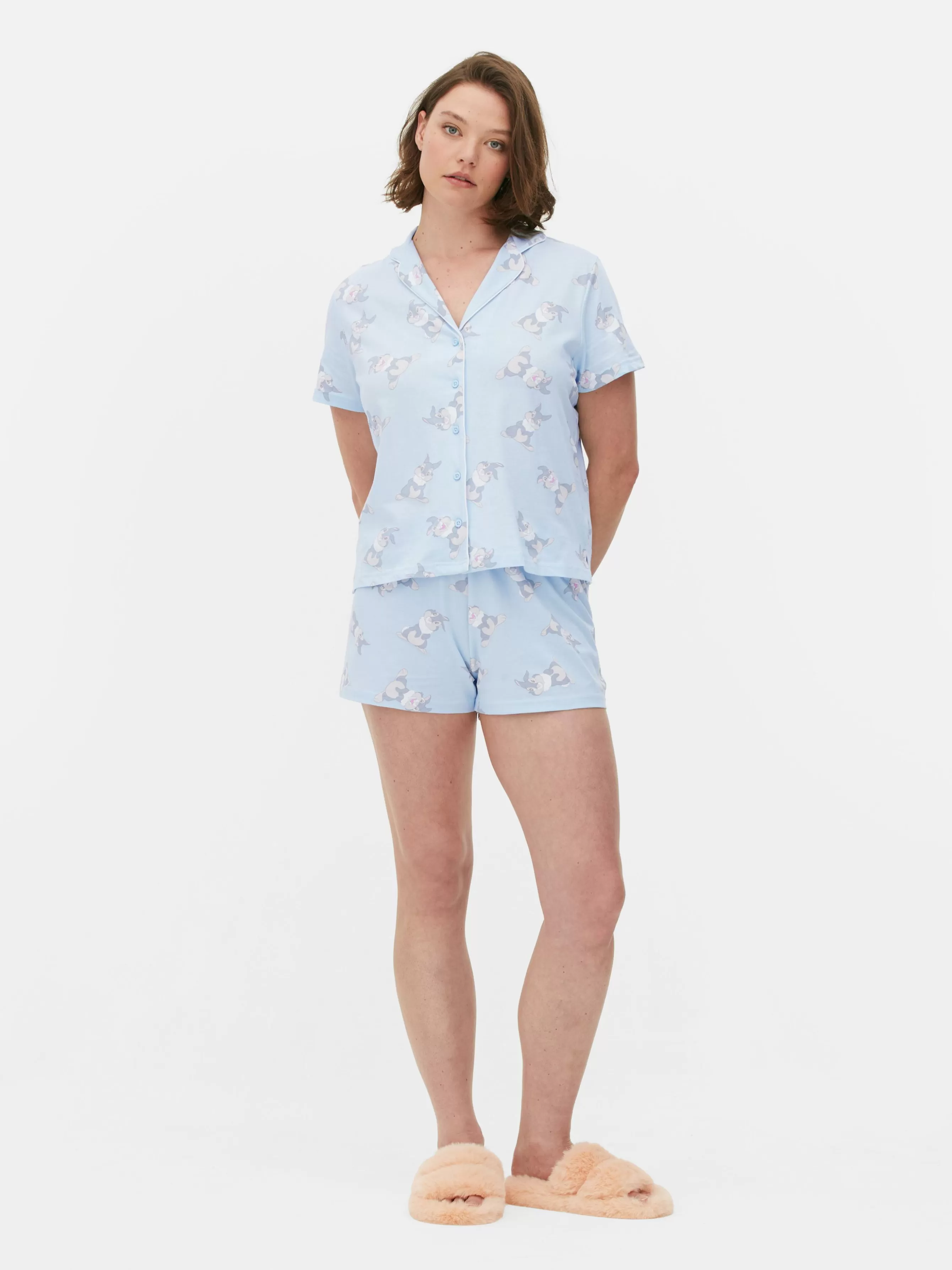 MULHER Primark Pijama Manga Curta Disney Bambi Tambor
